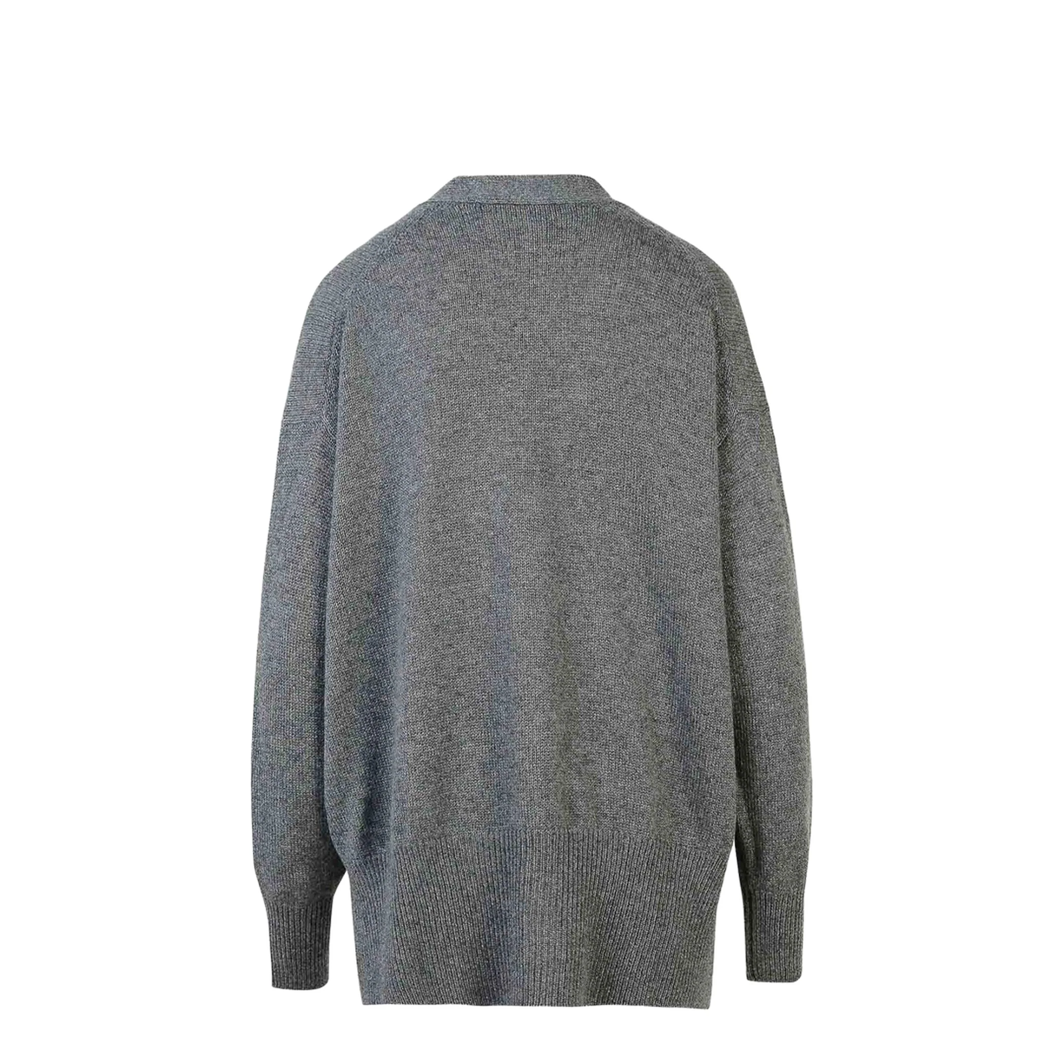 Grey Cashmere Cardigan - Image 4