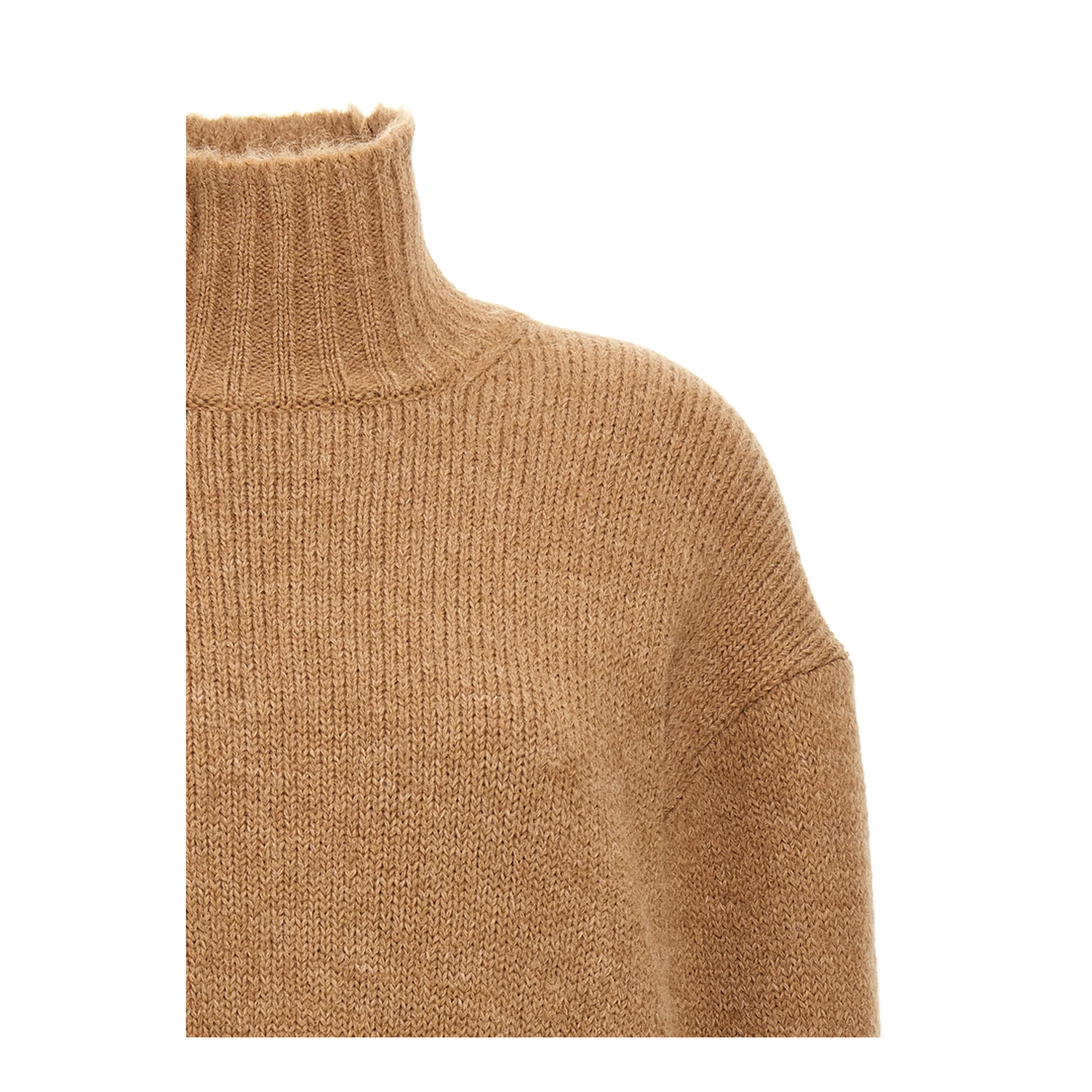 High Neck Sweater Brown - Image 2
