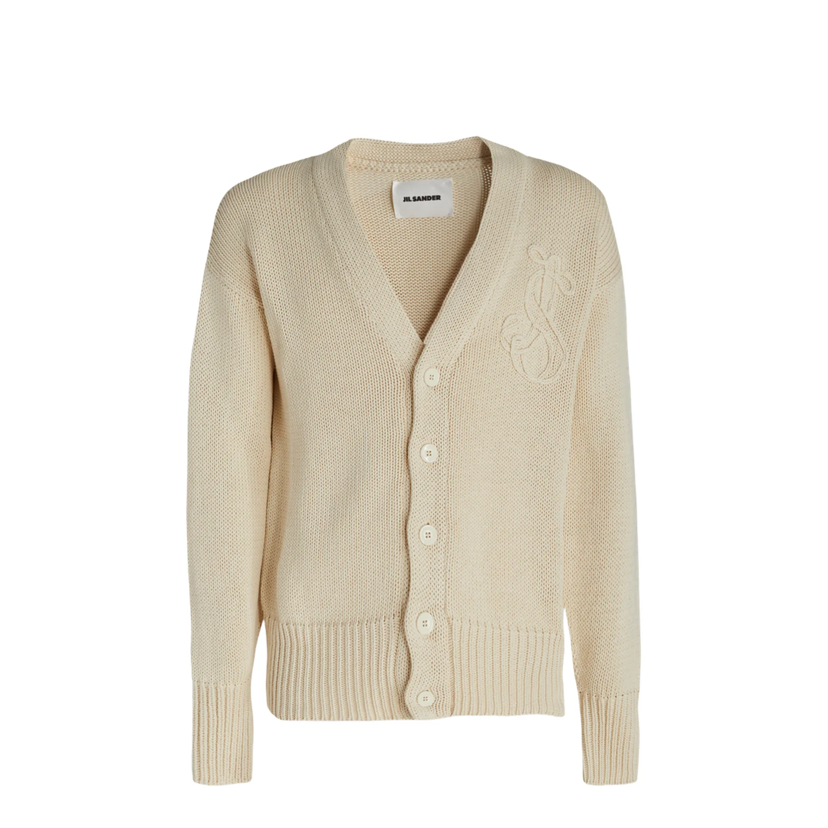 Ivory Cotton Cardigan - Image 3