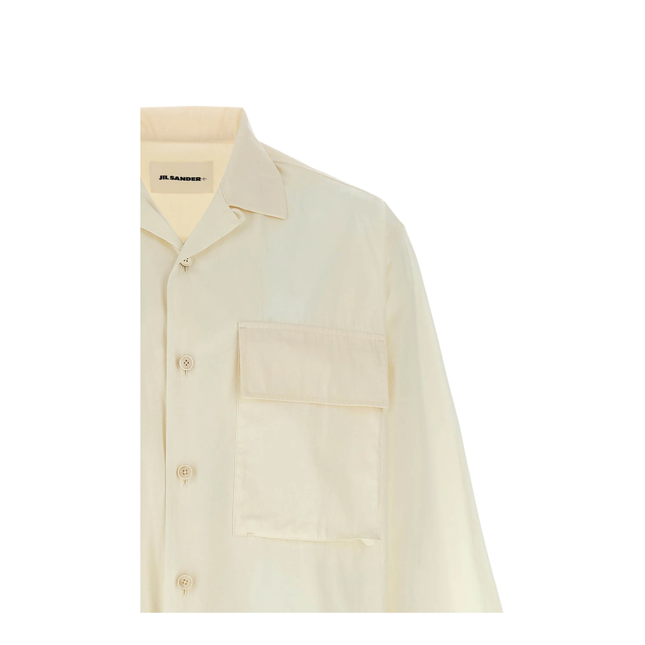 Ivory Cotton Shirt - Image 3