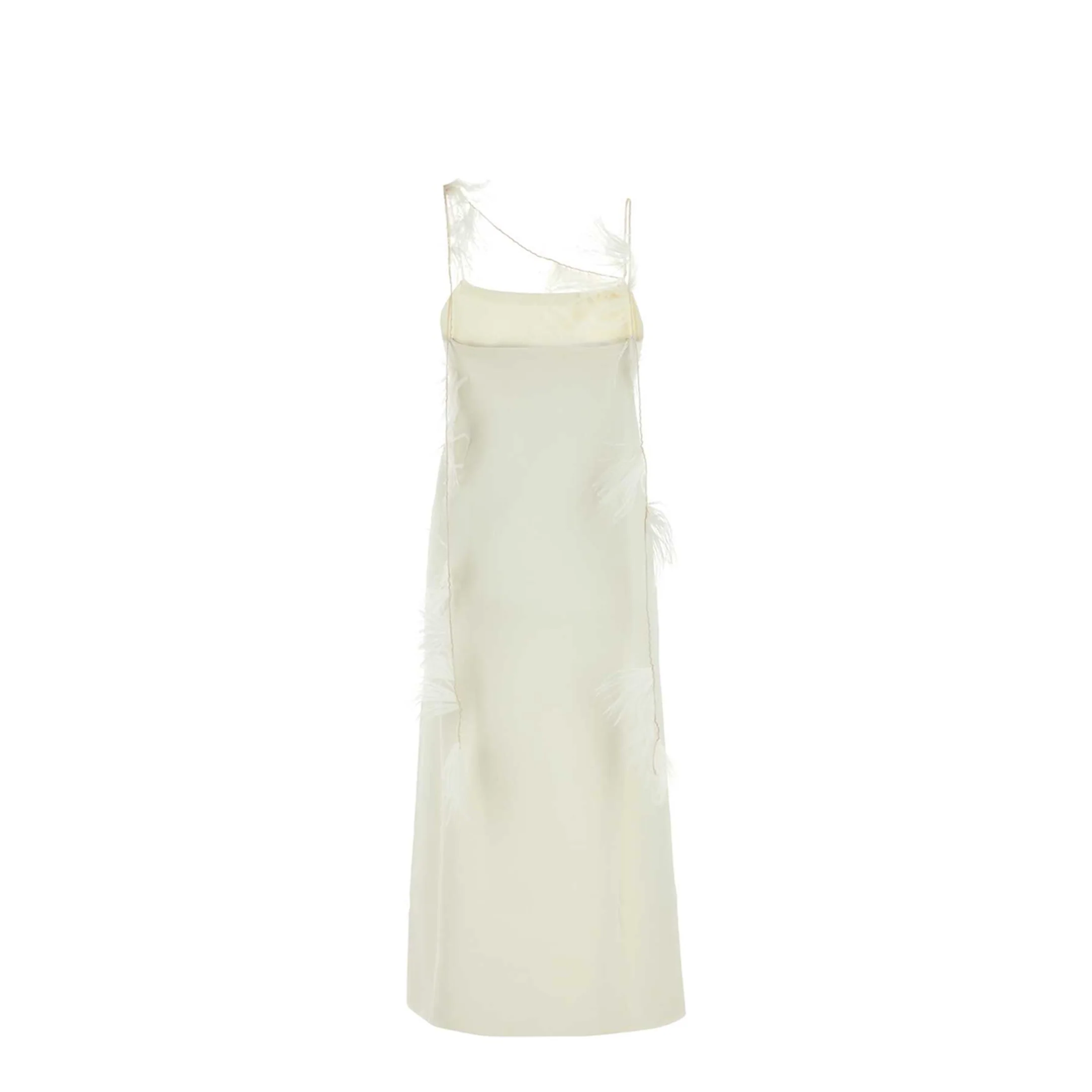 Ivory Viscose Blend Dress - Image 2