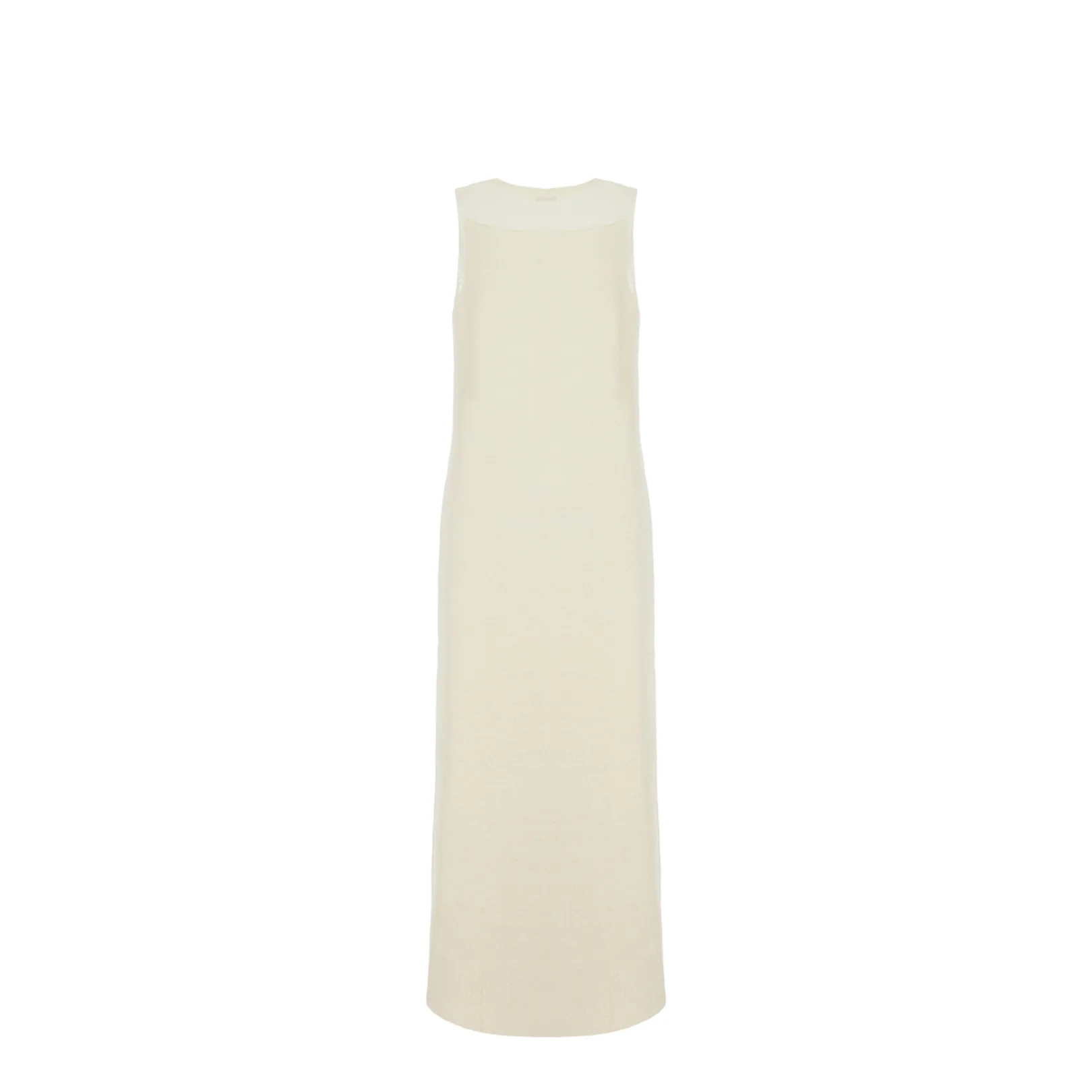 Ivory Wool Blend Dress - Image 2