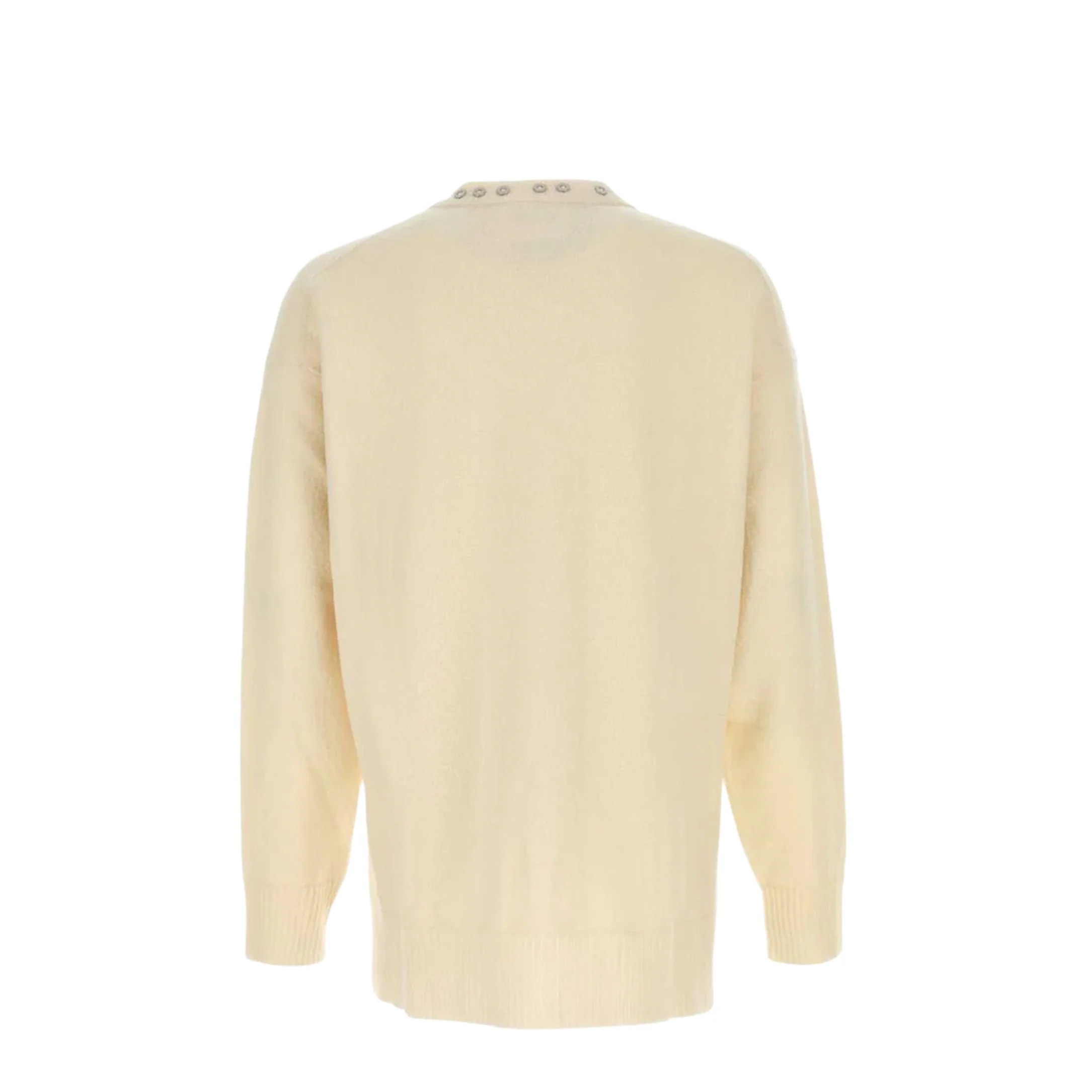 Ivory Wool Sweater - Image 2
