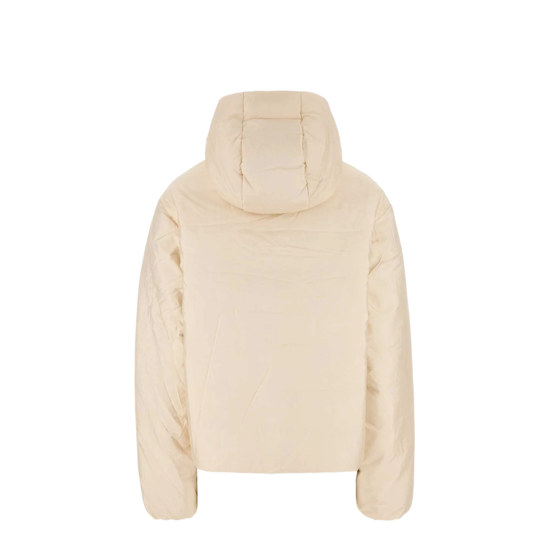 Cream Nylon Blend Down Jackets - Image 2