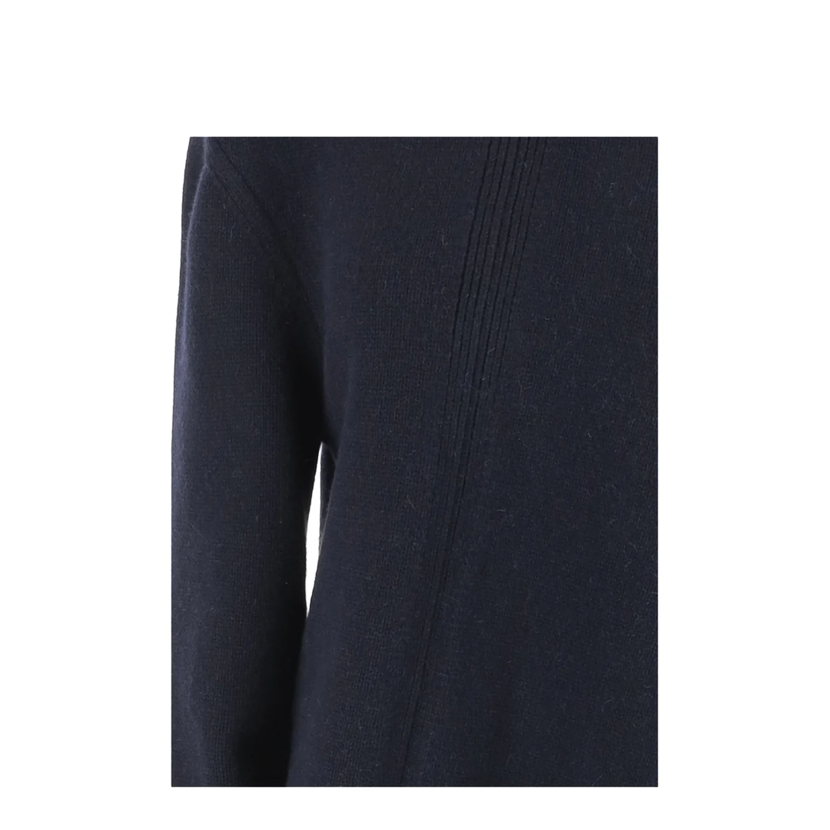 Knitted Sweater Navy - Image 3