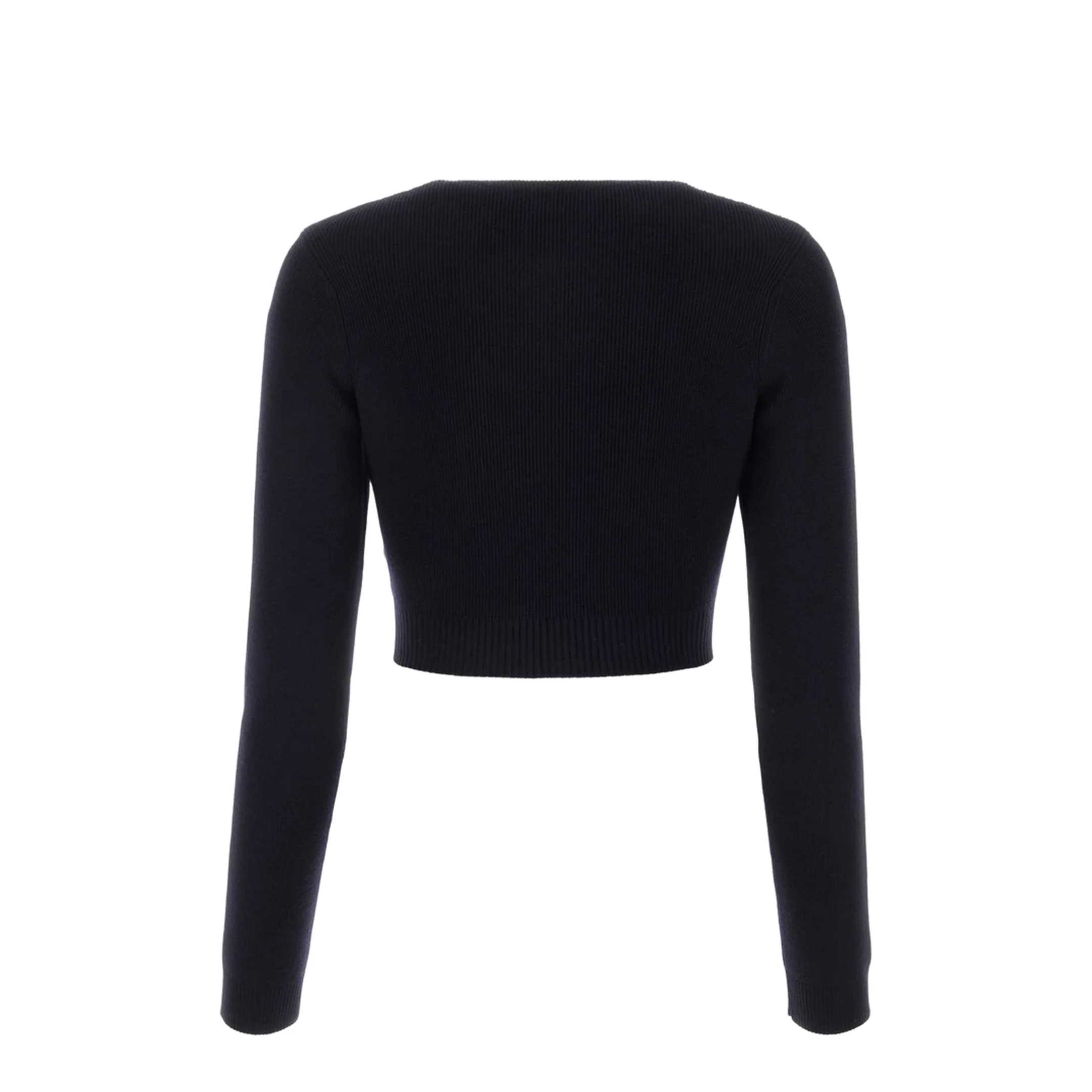 Midnight Blue Wool Sweater - Image 2