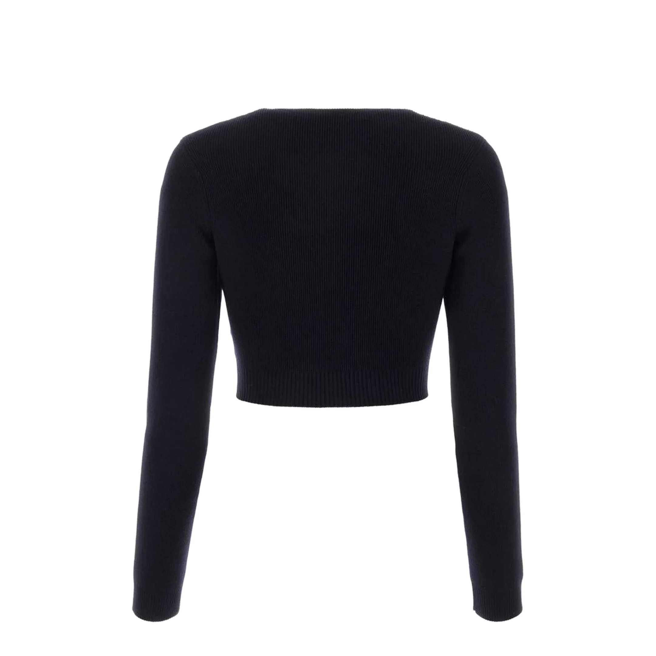 Midnight Blue Wool Sweater - Image 4