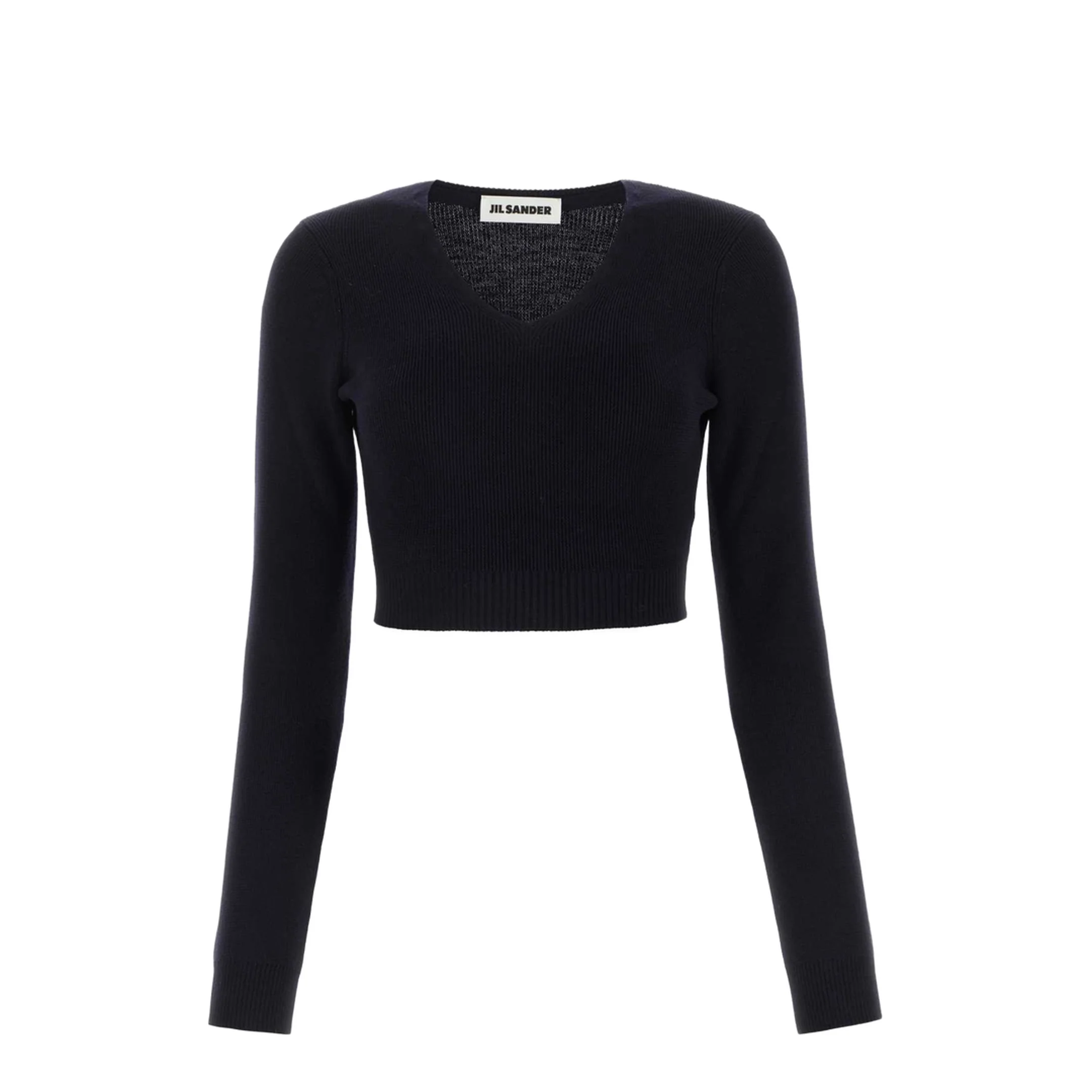 Midnight Blue Wool Sweater - Image 5