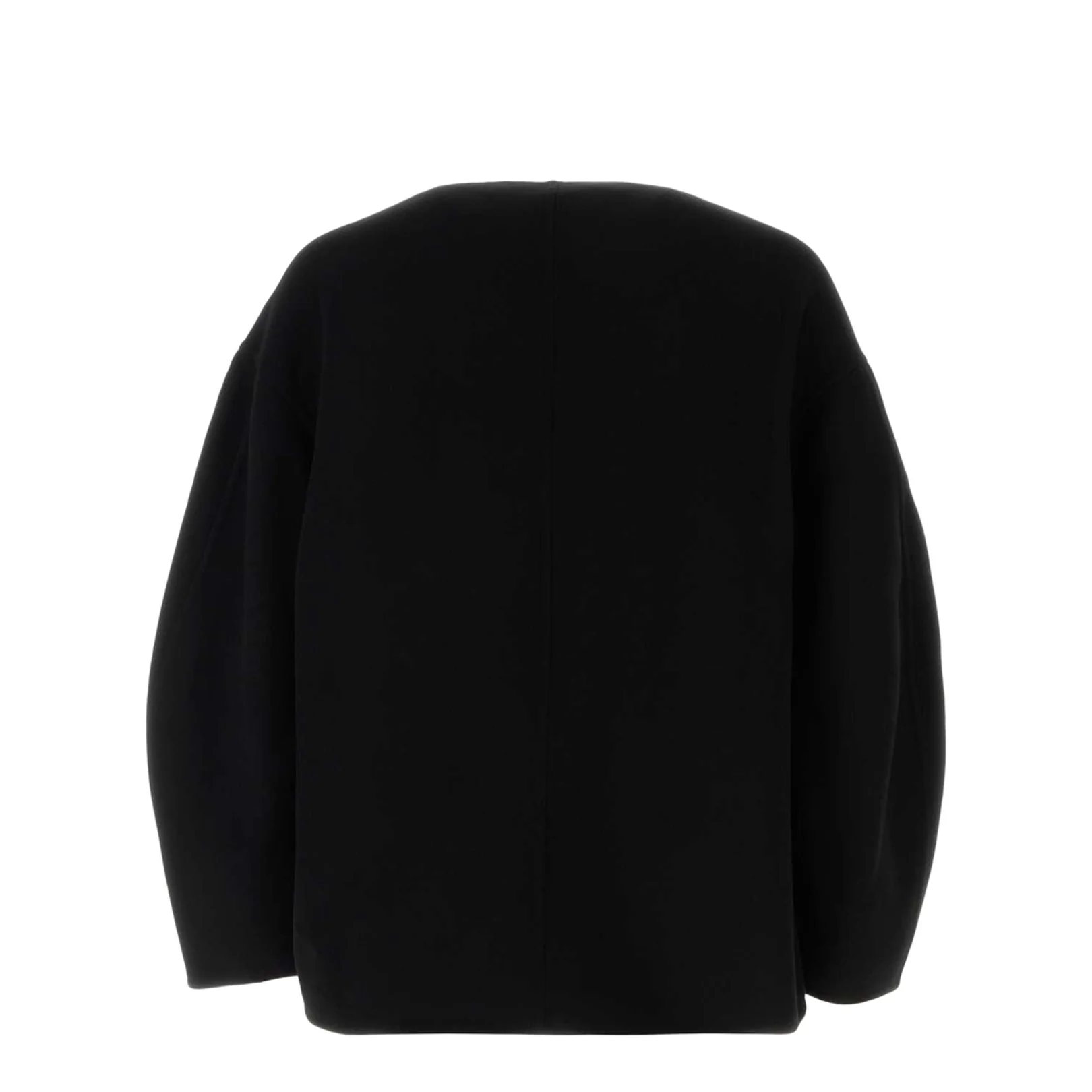 Black Wool Oversize Sweater - Image 2