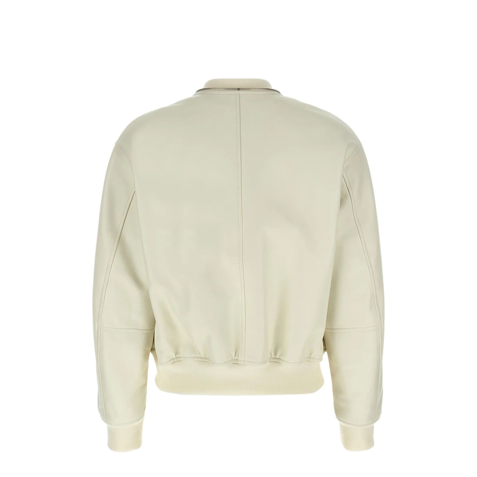 Leather Bomber Jacket - Image 2