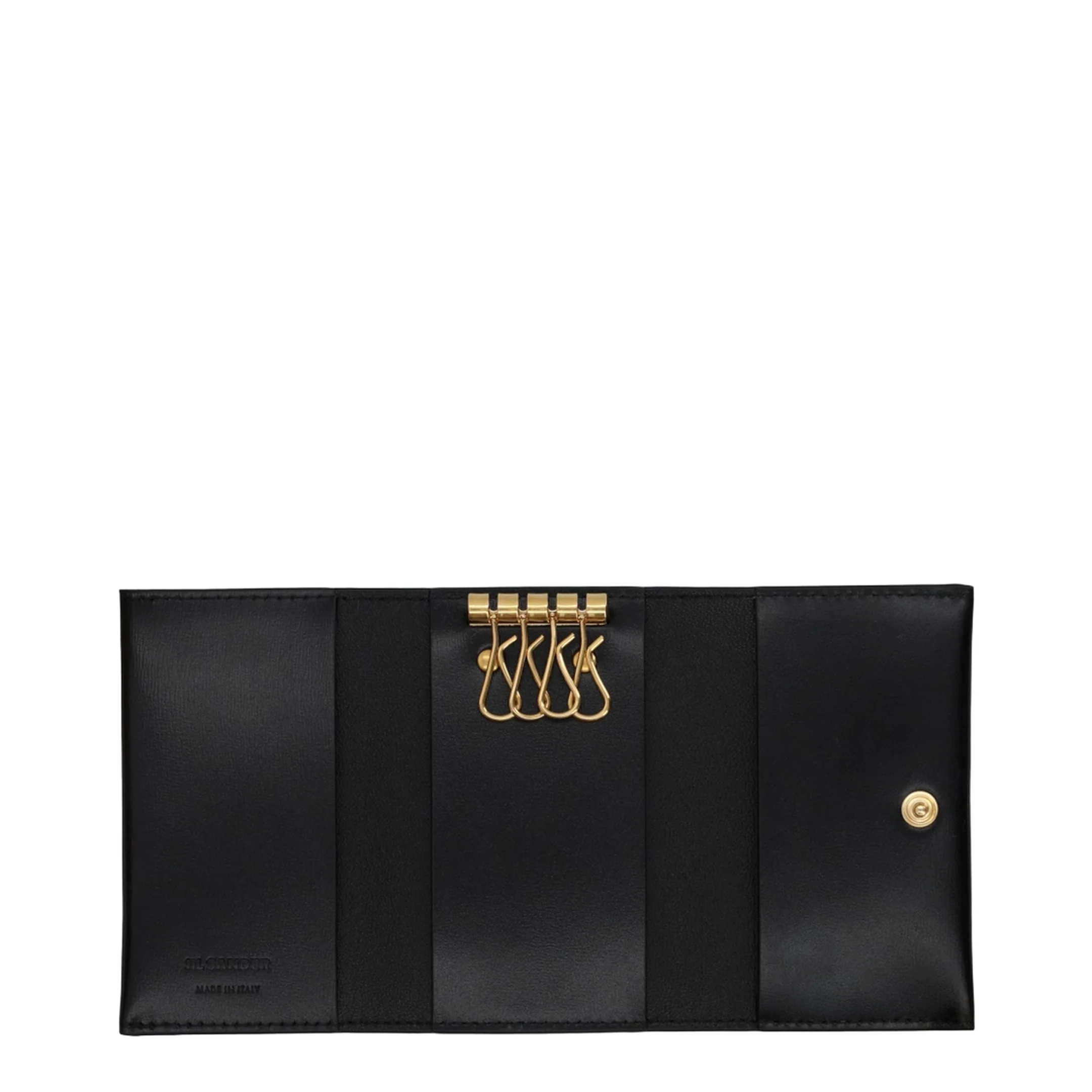 Leather Keychain Clutch Bag - Image 3