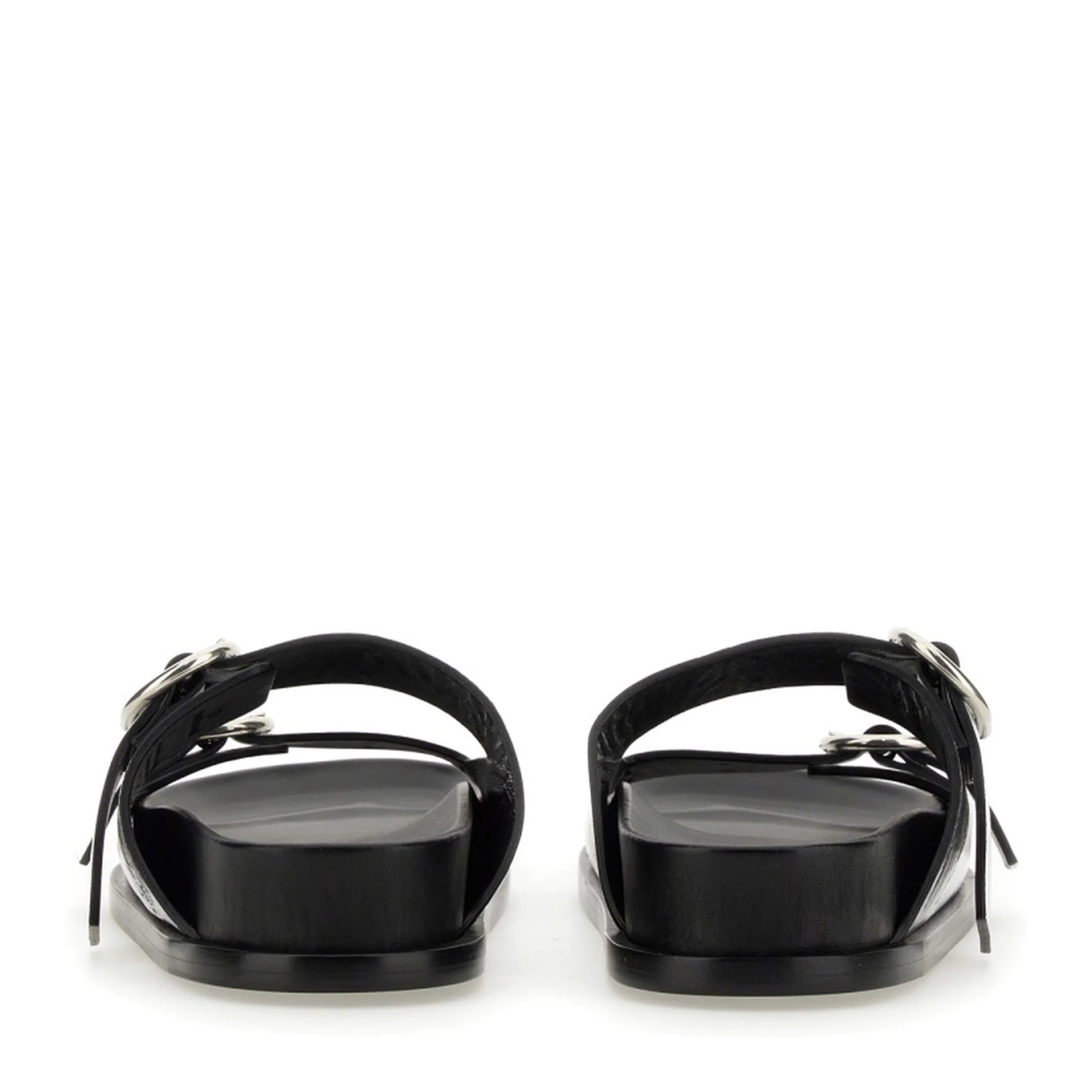 Leather Sandal with Buckle - Image 3