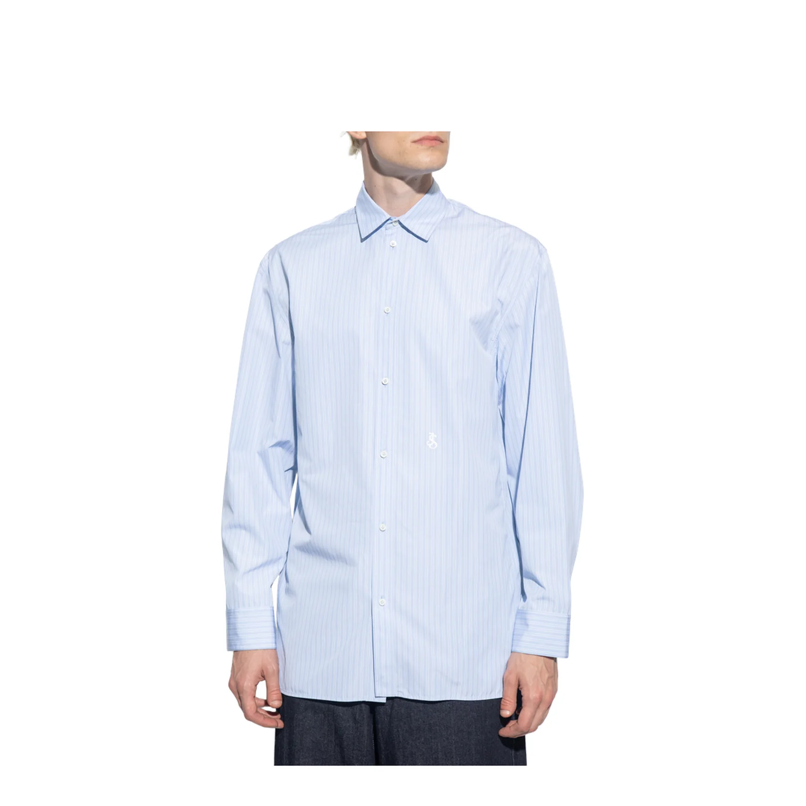 Light Blue Cotton Shirt - Image 3
