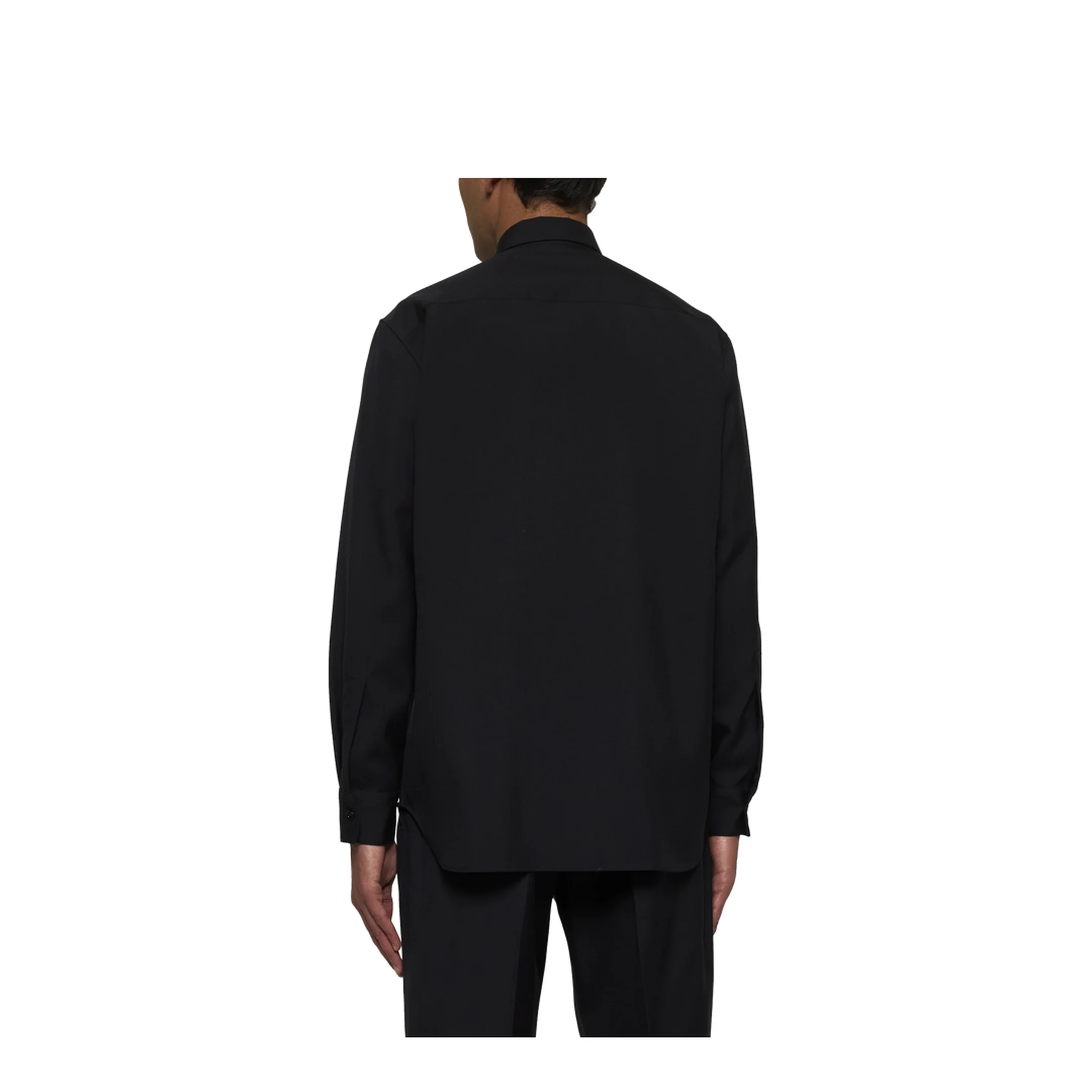 Lightweight Wool Gabardine Shirt - Image 4