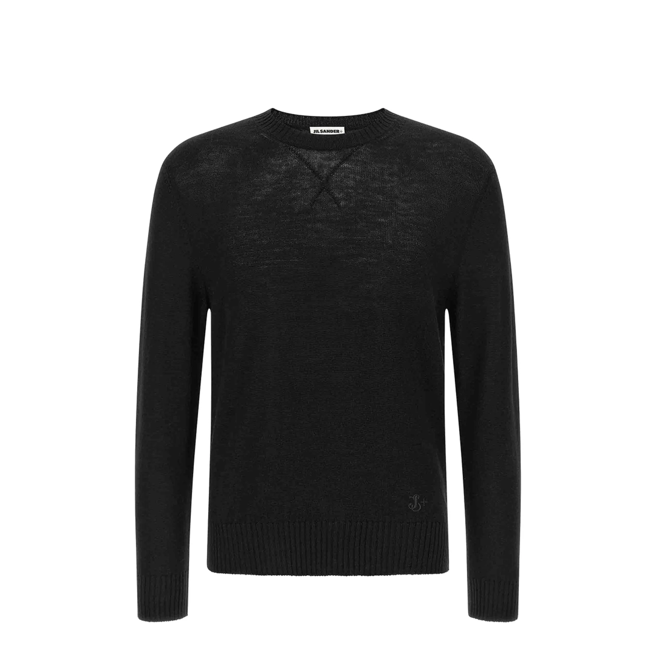Logo Embroidery Sweater Black - Image 2