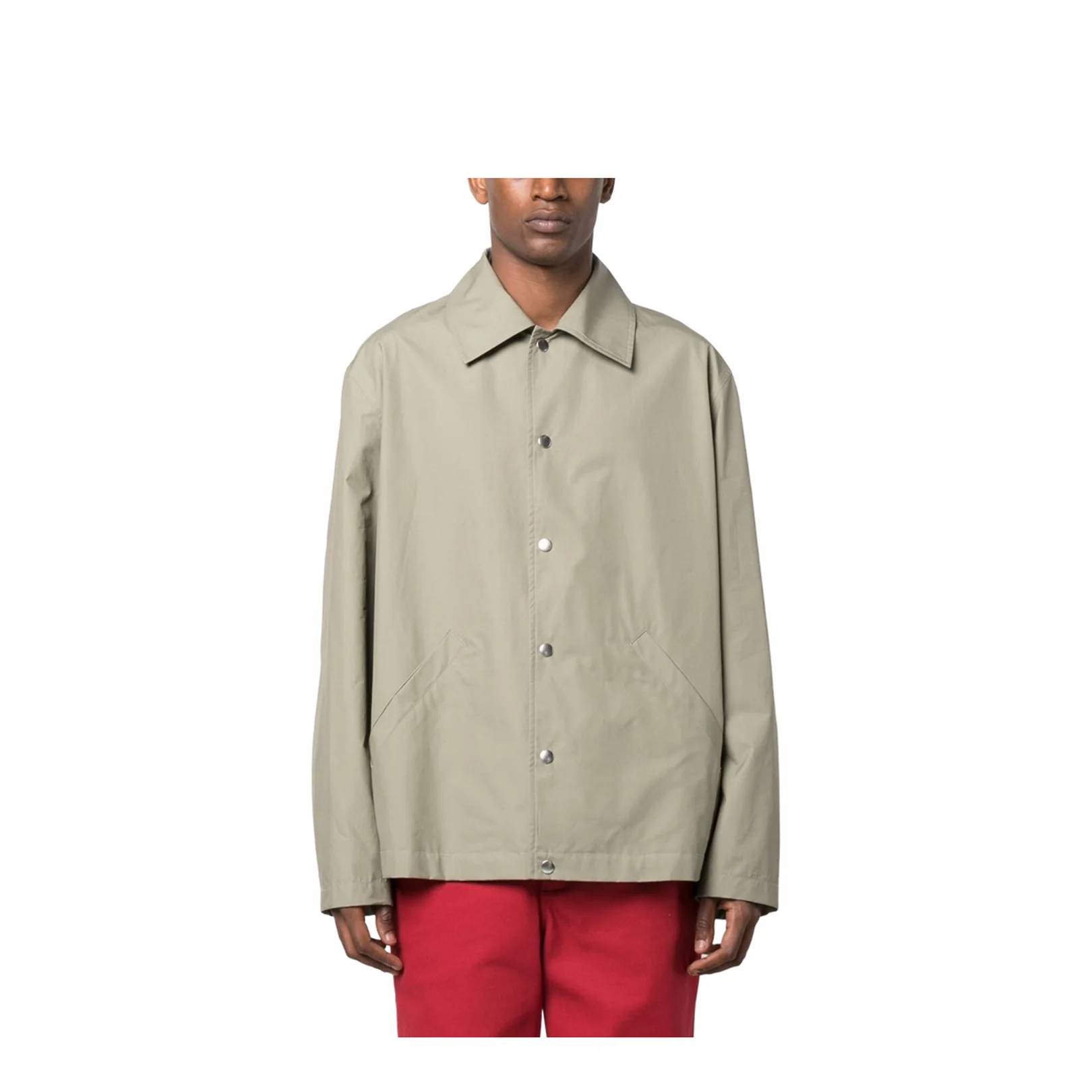 Logo-print Cotton Shirt Jacket - Image 2