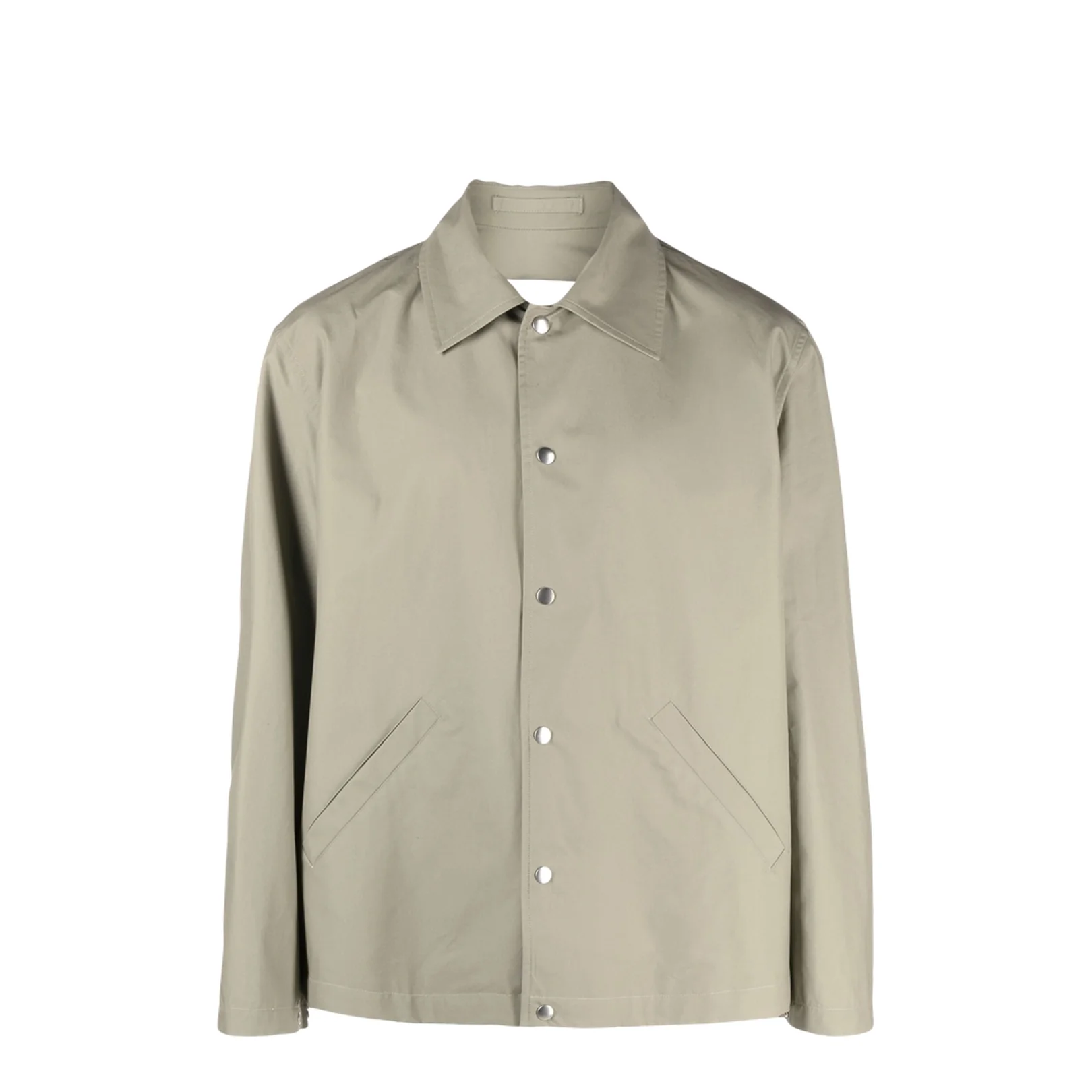 Logo-print Cotton Shirt Jacket - Image 4