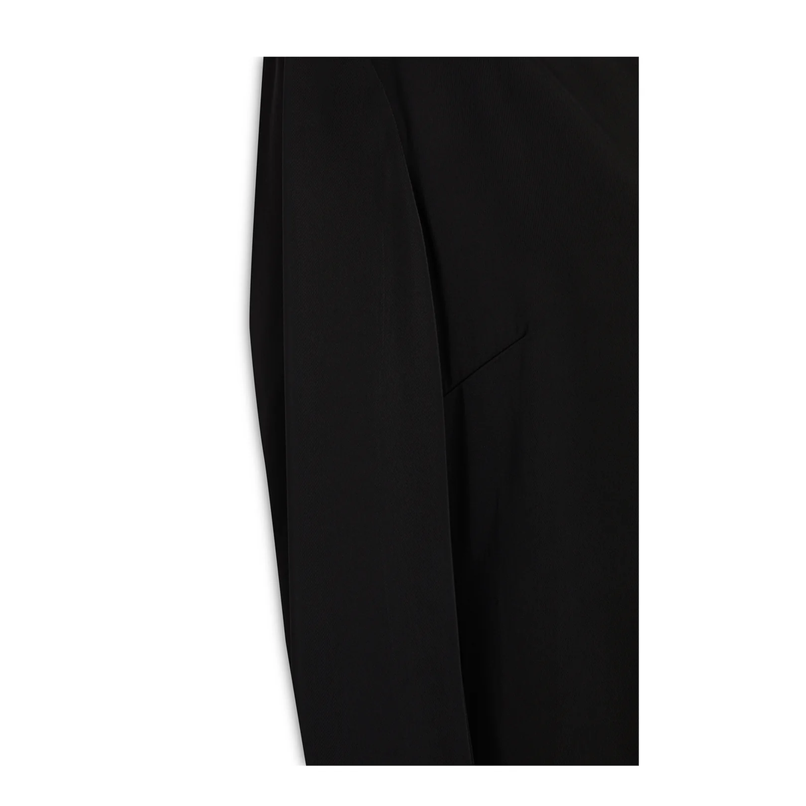Long-Sleeve Midi Dress Black - Image 4