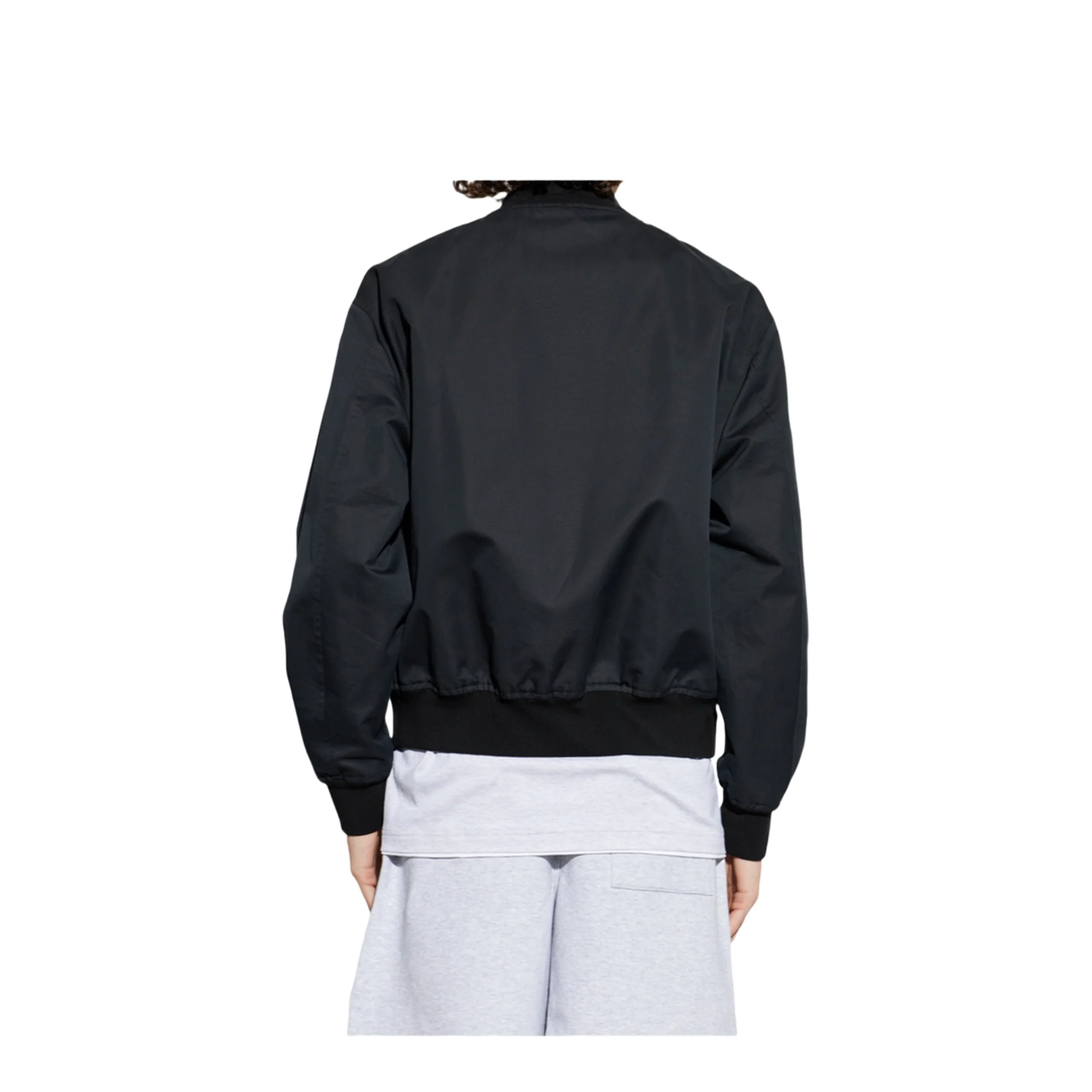 Logo Bomber Jacket - Black - Image 3
