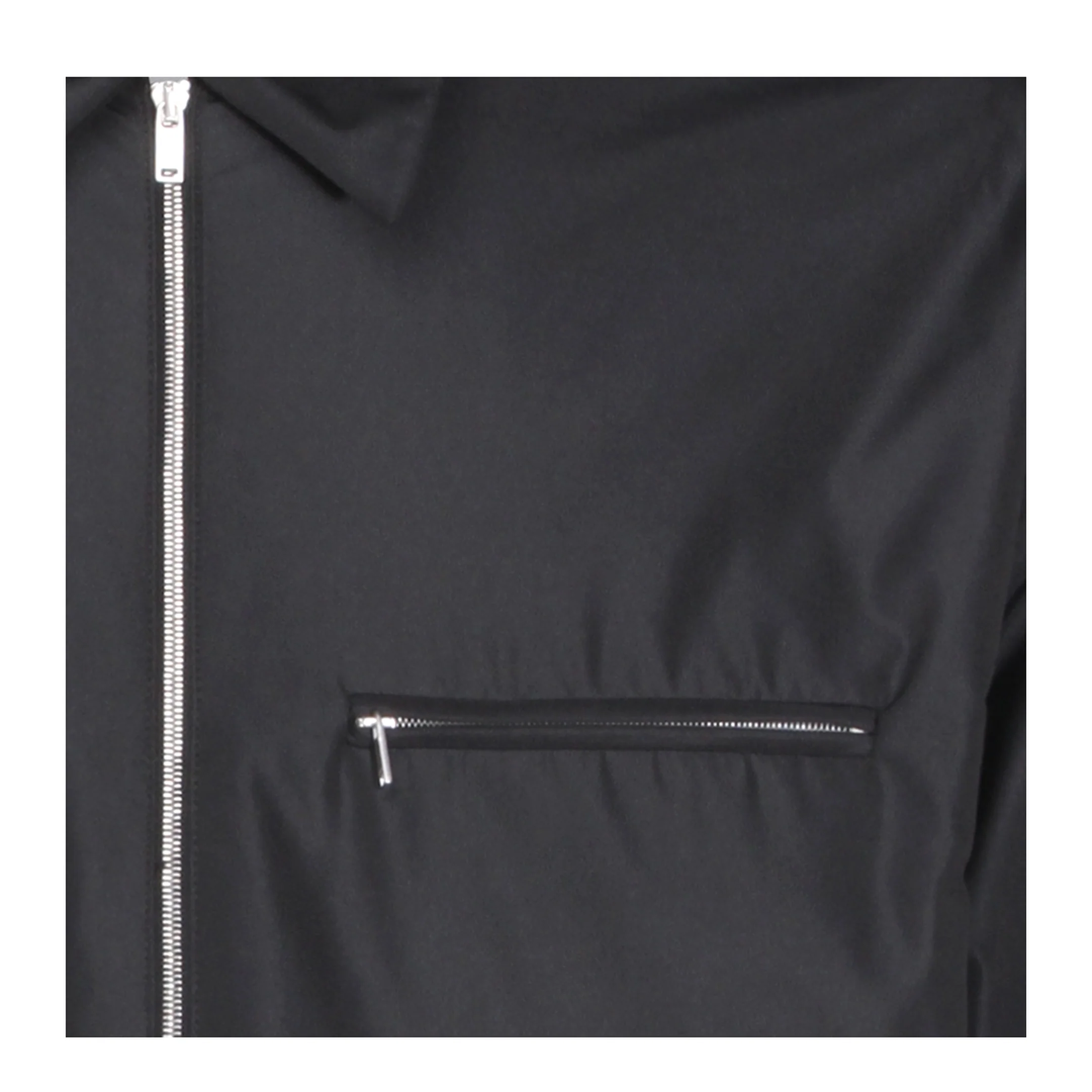 Men's Classic-Collar Jacket Black - Image 3