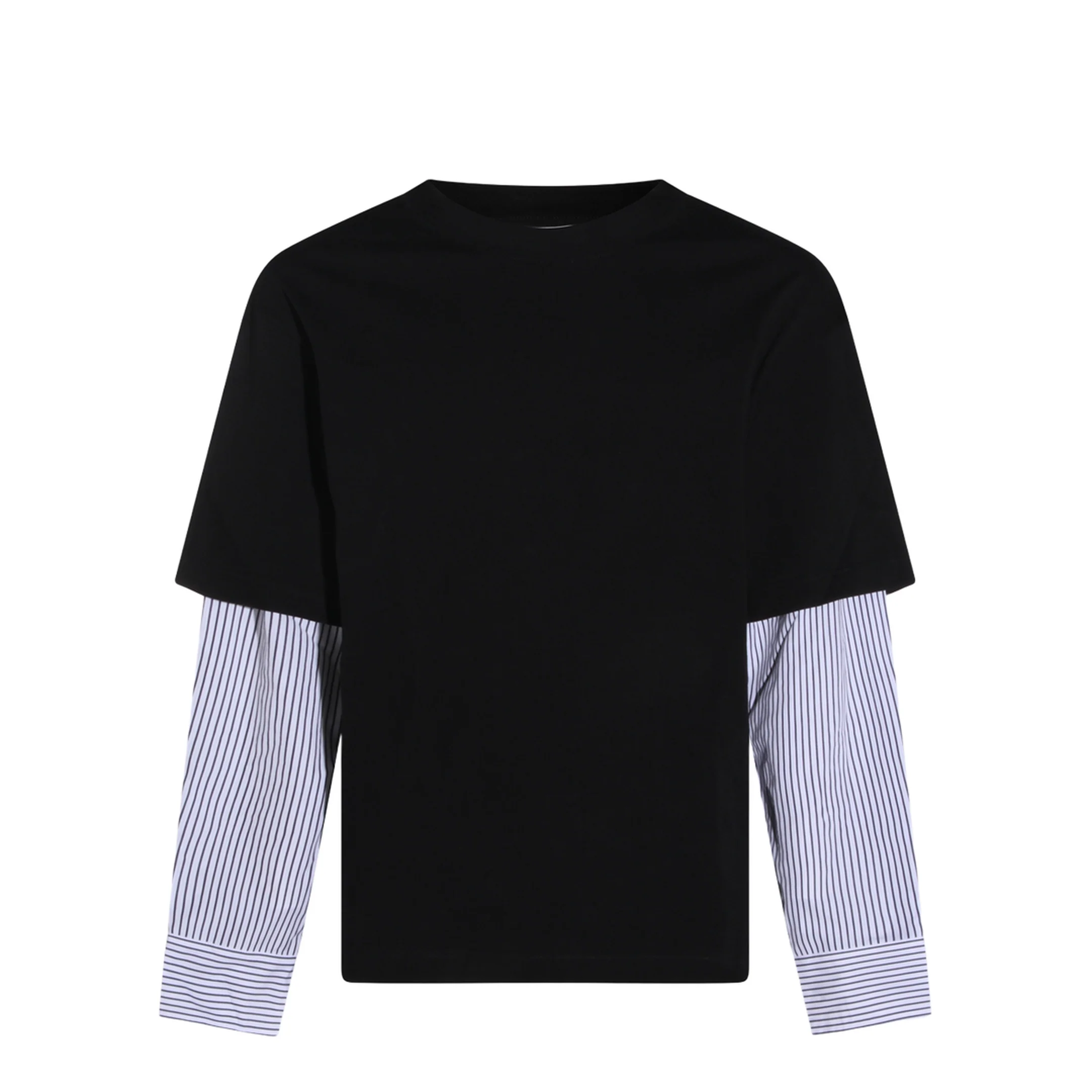 Long Sleeve Cotton Crew-Neck T-Shirt - Image 2