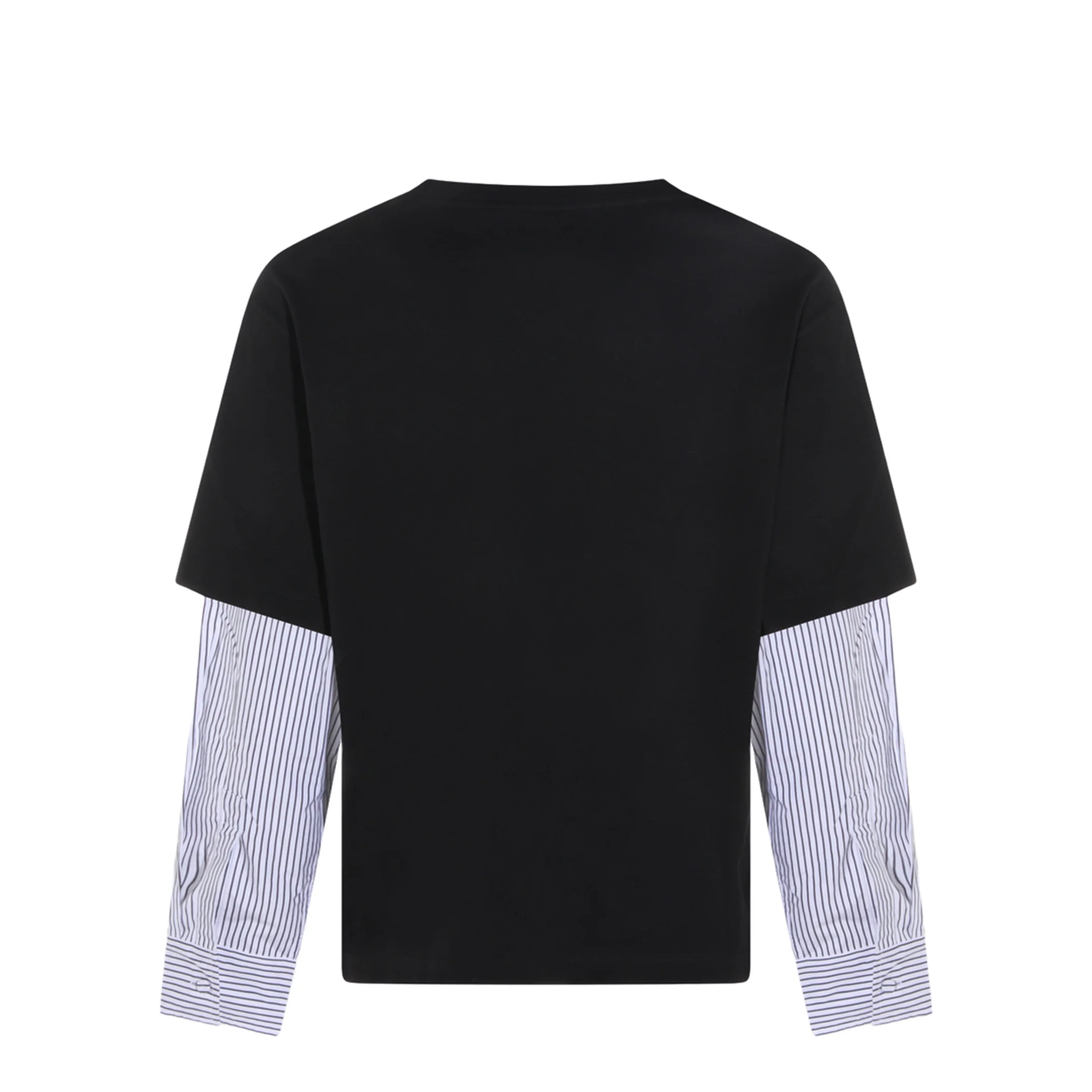 Long Sleeve Cotton Crew-Neck T-Shirt - Image 4