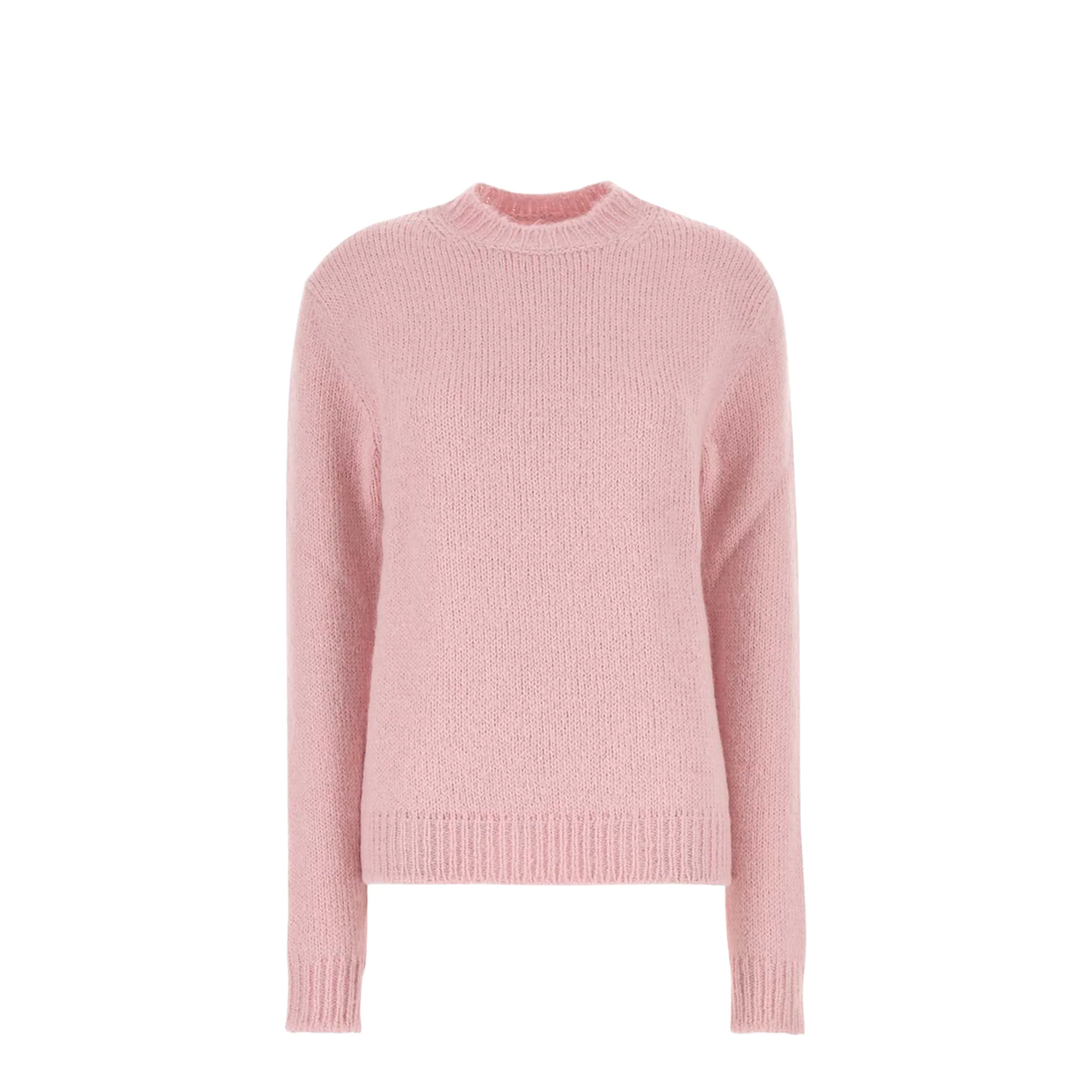 Midweight Crew-Neck Sweater Pink - Image 3