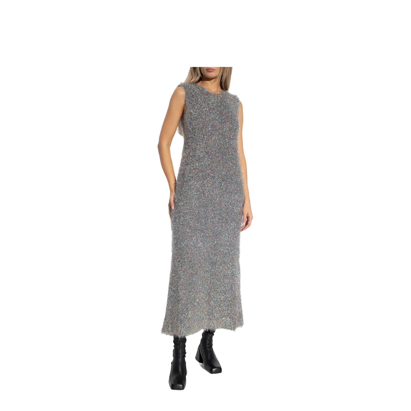Multicolor Polyester Blend Dress - Image 5