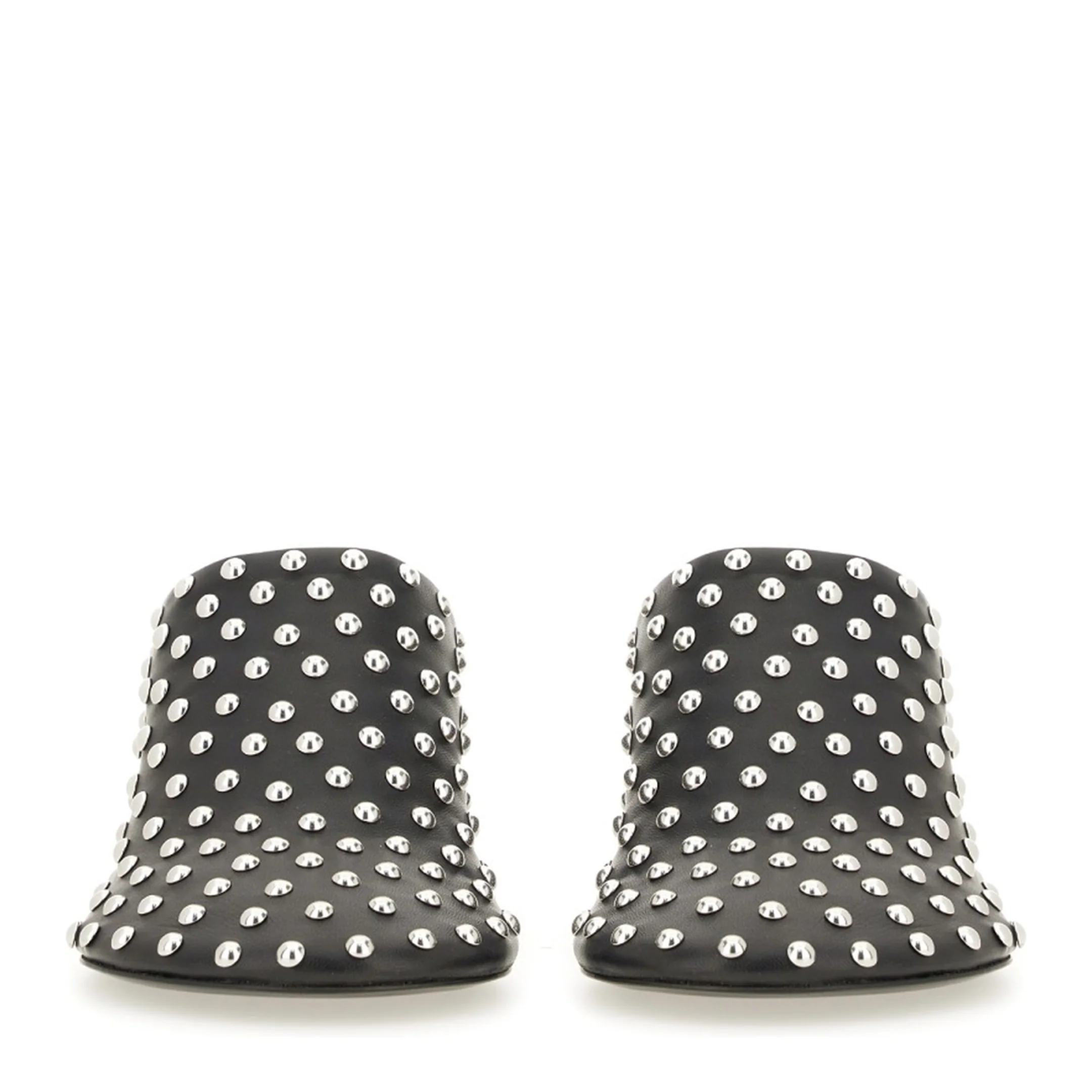 Nappa Leather Mules with Studs - Image 3