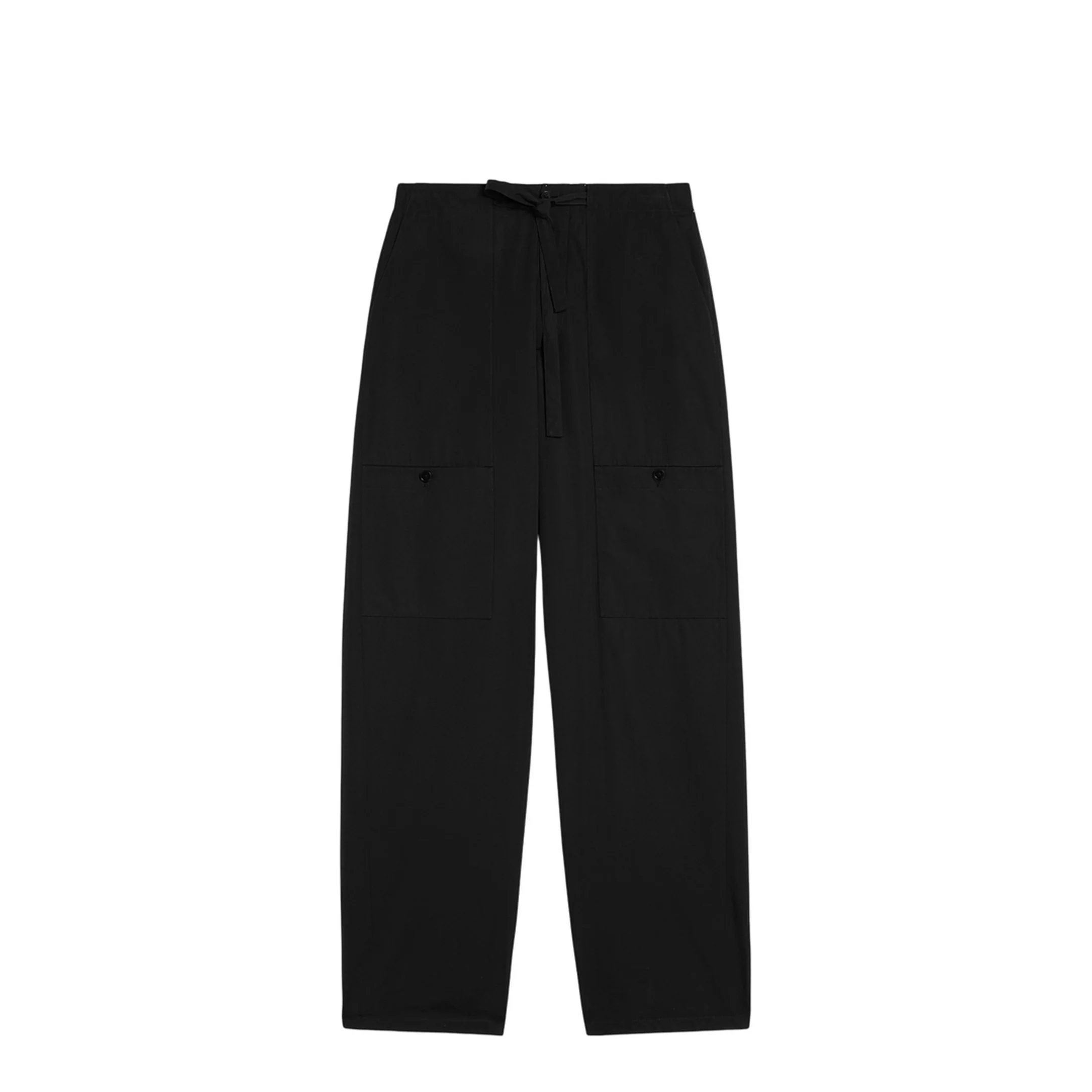 Cotton Poplin Cargo Pants Black - Image 5