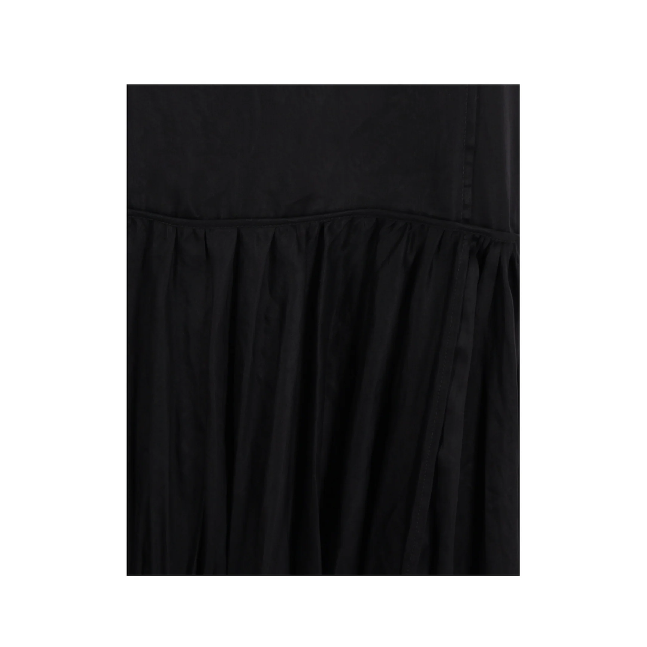 Pleated Skirt Dress Black - Image 2