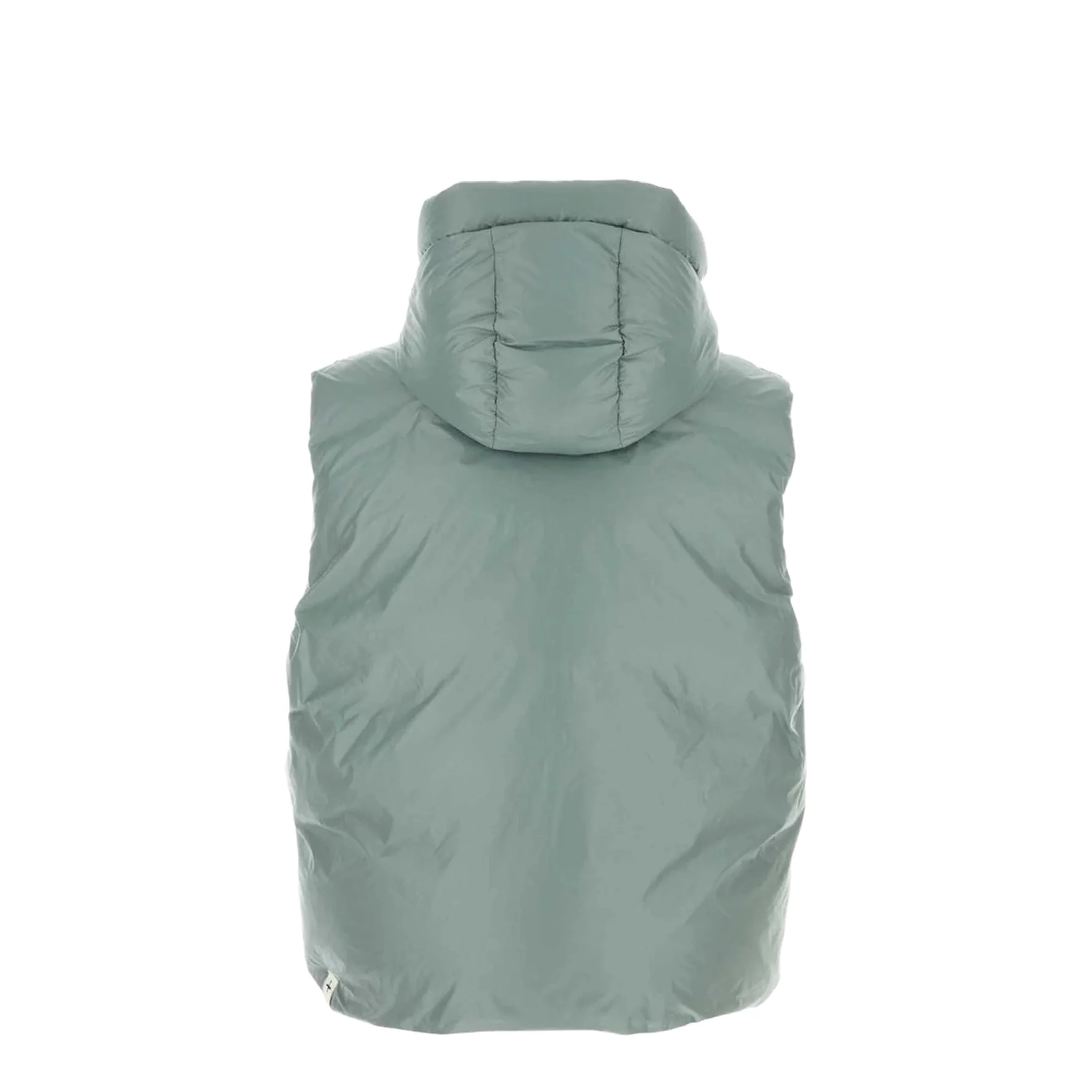Powder Light Blue Sleeveless Down Jacket - Image 2