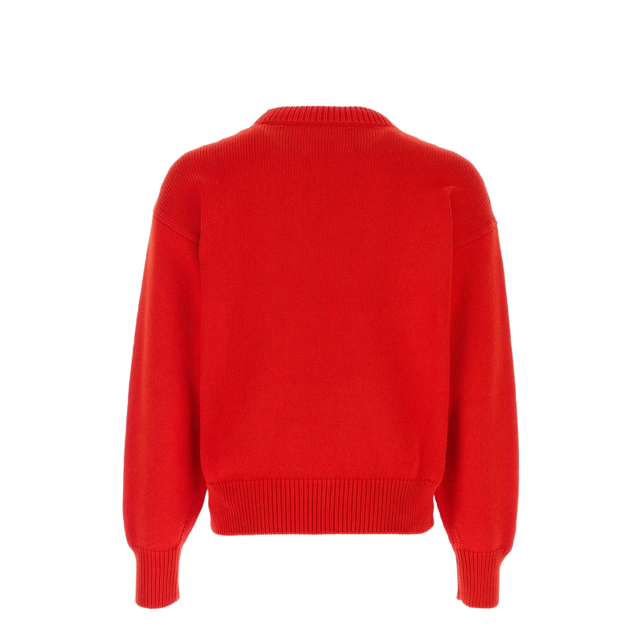 Red Cotton Sweater - Image 2