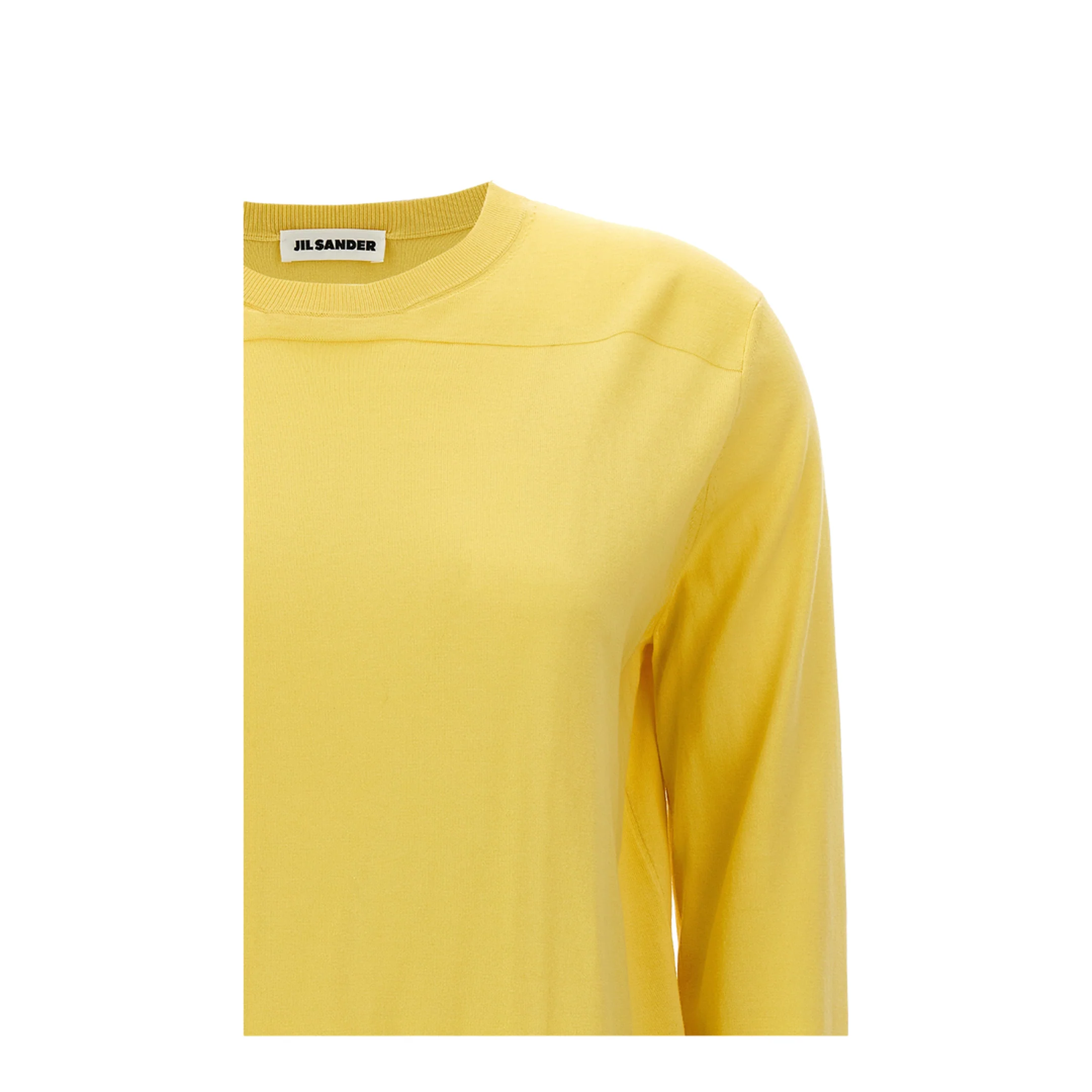 Round-Neck Sweater Yellow - Image 2