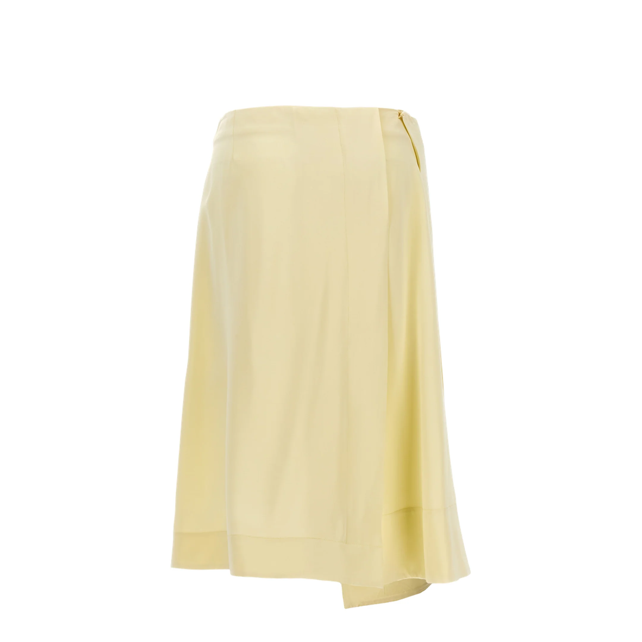 Satin Skirt with Side Slit - Image 2