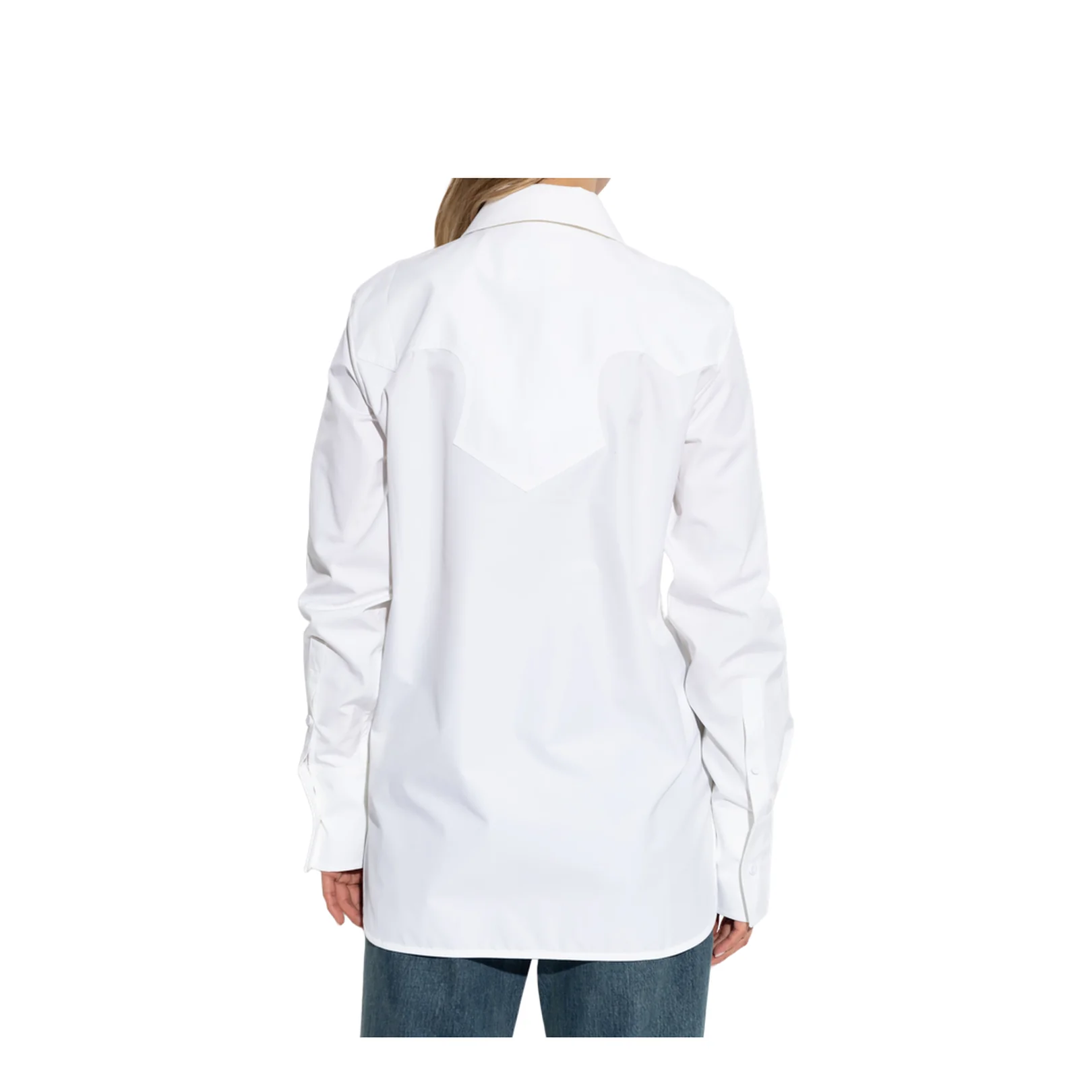 Shirt With Tie White - Image 4