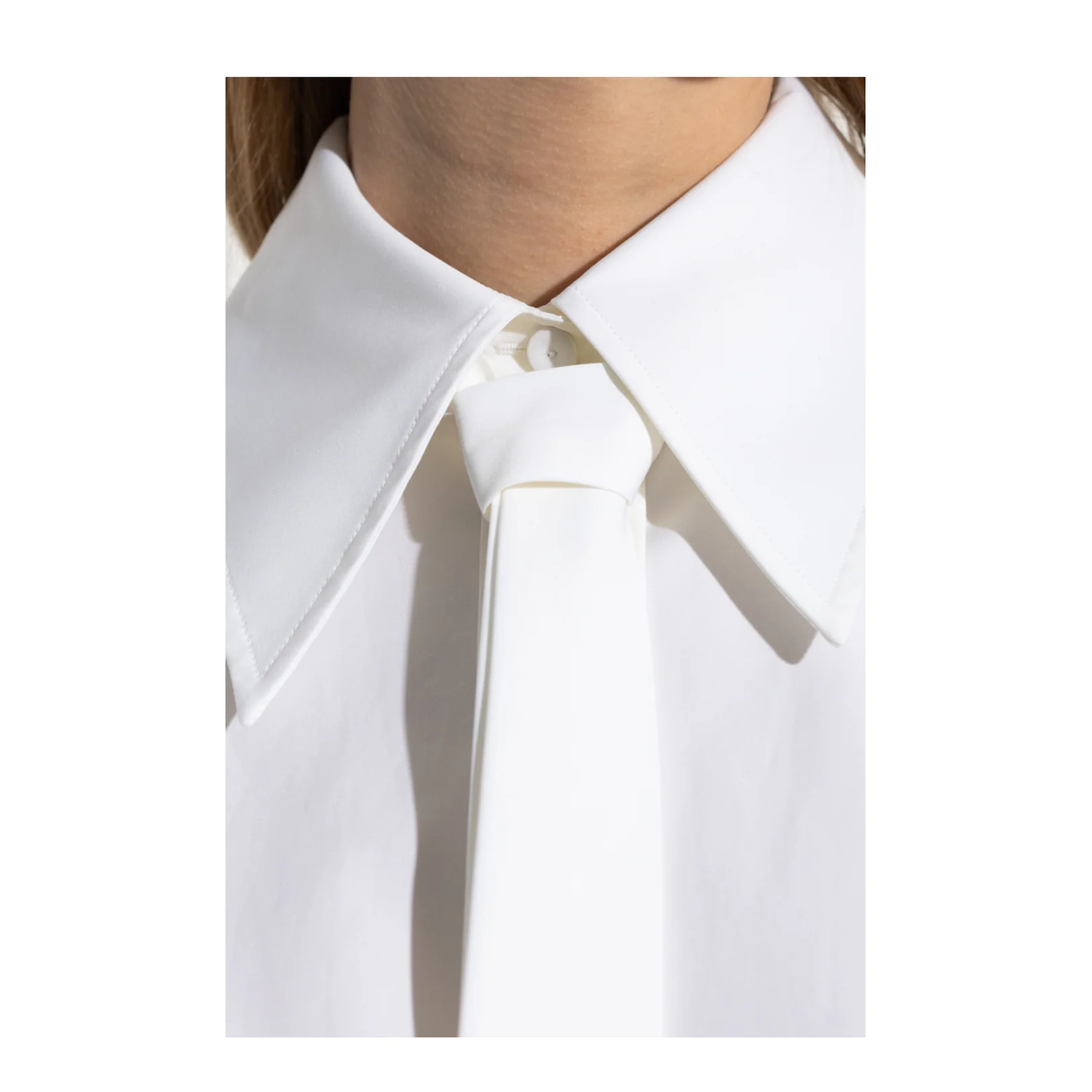 Shirt With Tie White - Image 5