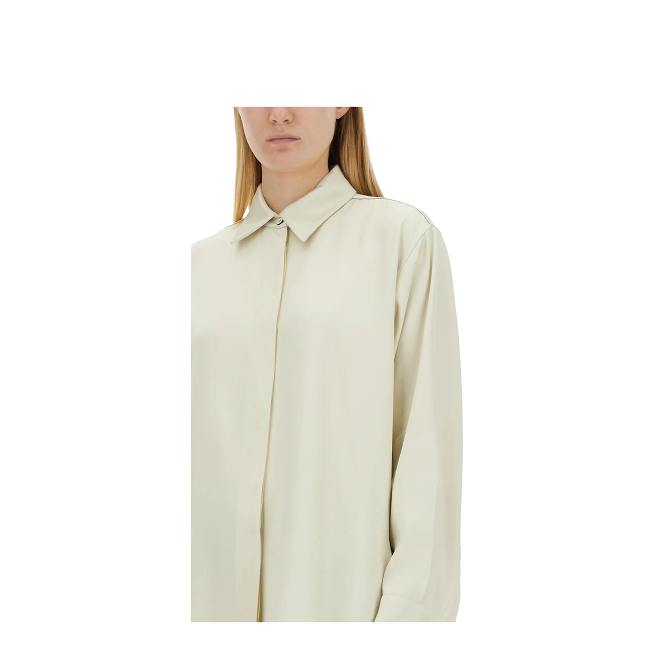 Silk Shirt - White - Image 4
