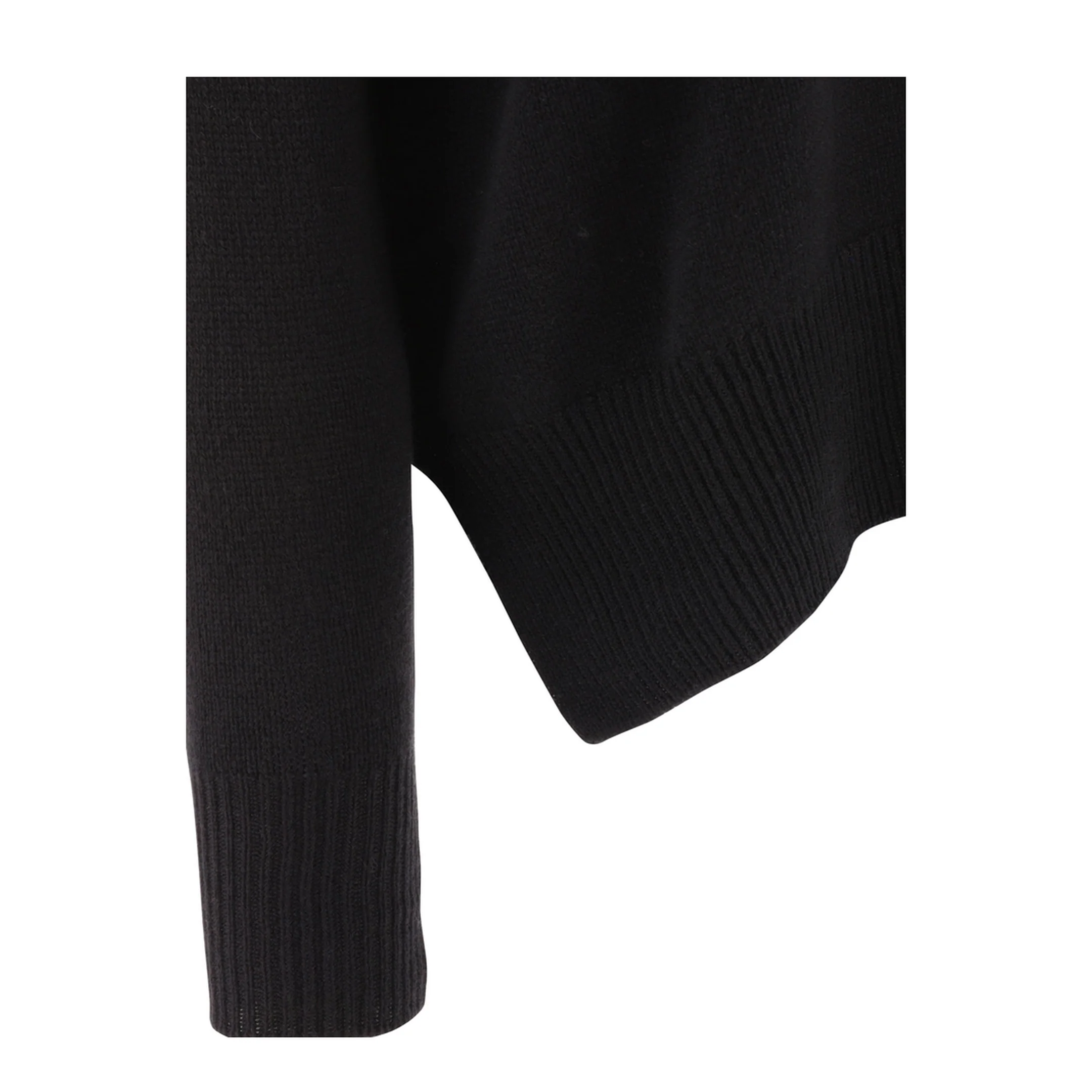 Superfine Cashmere Sweater Black - Image 5