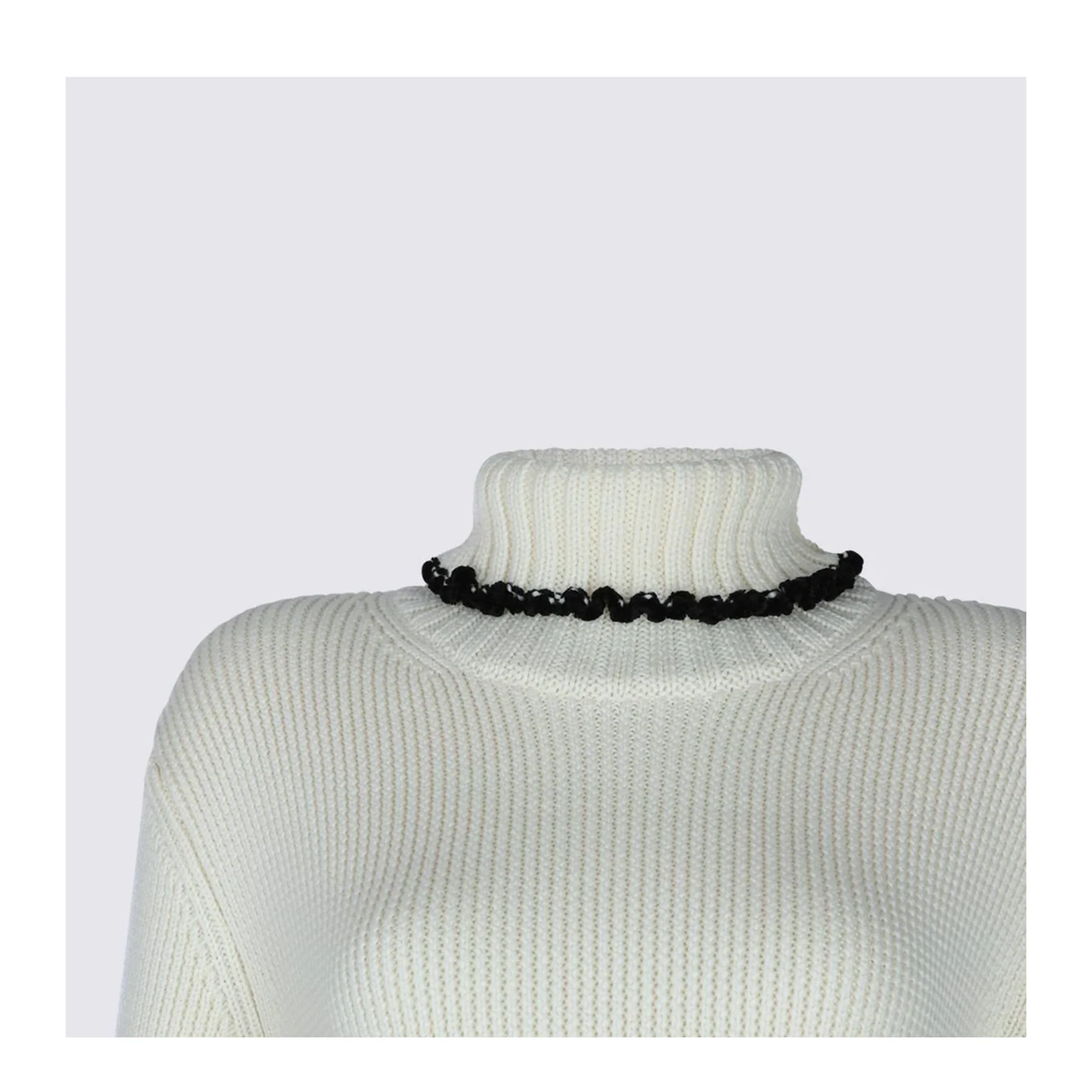 Sweater Wool Blend Ivory - Image 5