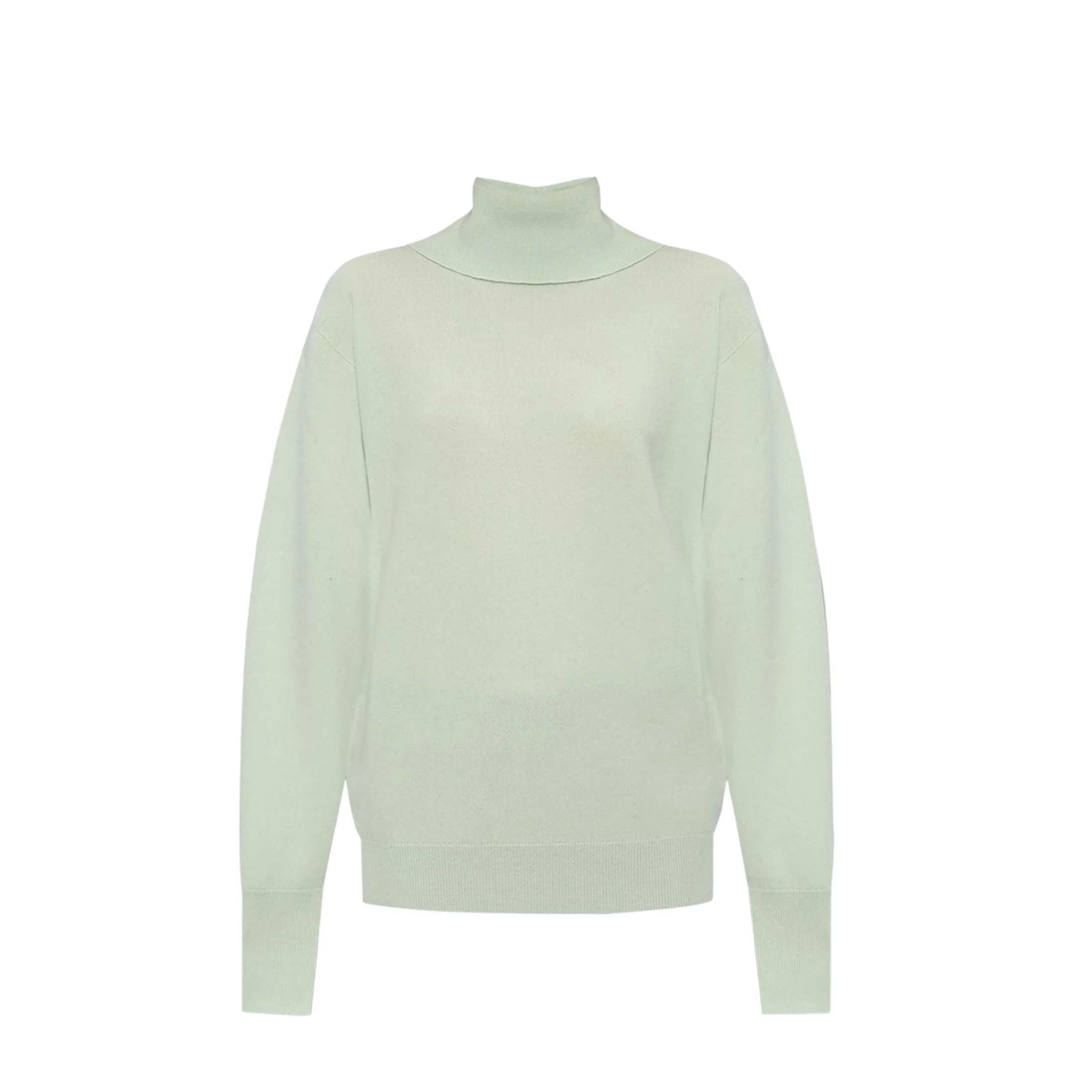 High Neck Sweater Clothing White