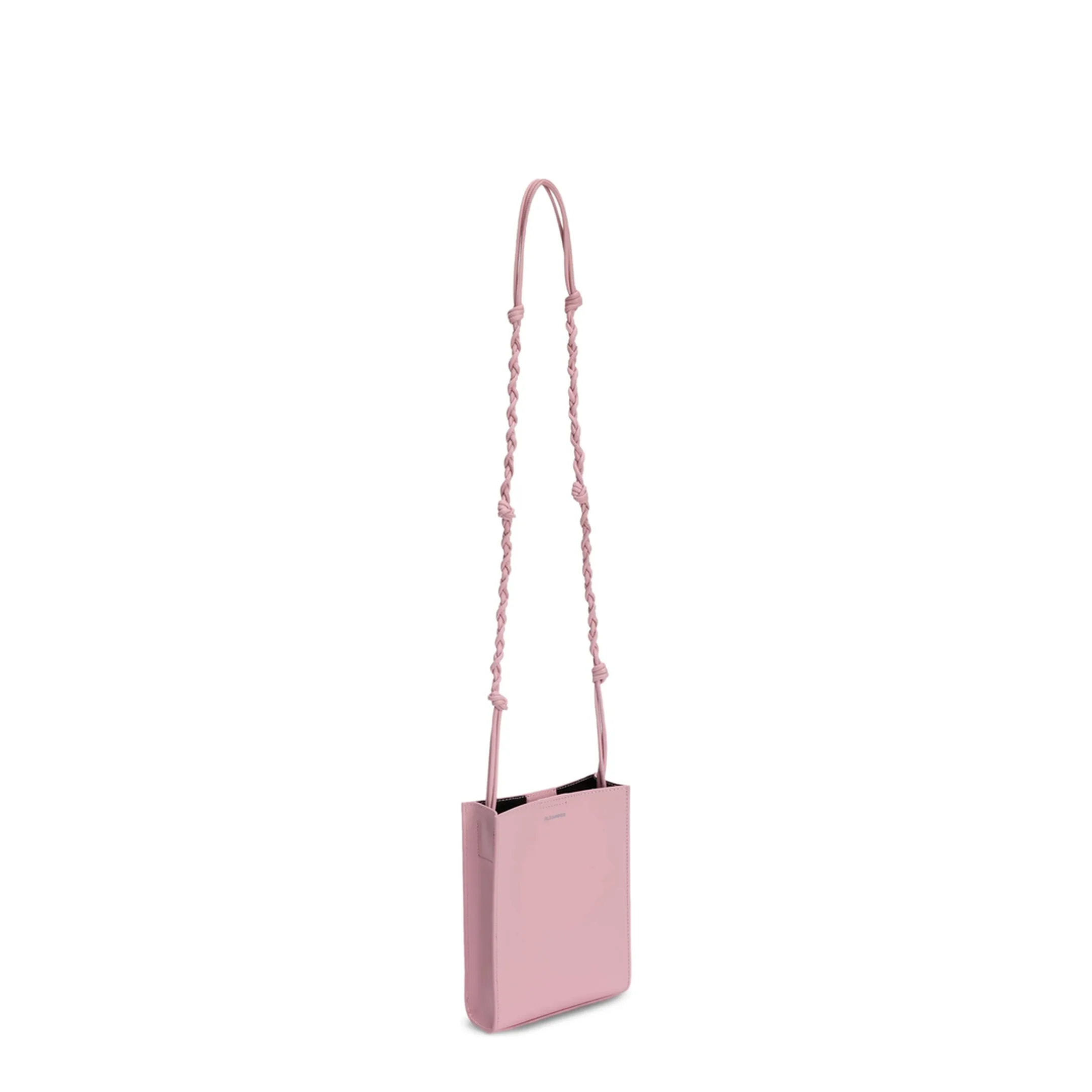 Tangle Small Leather Crossbody Bag - Neon Rose - Image 2