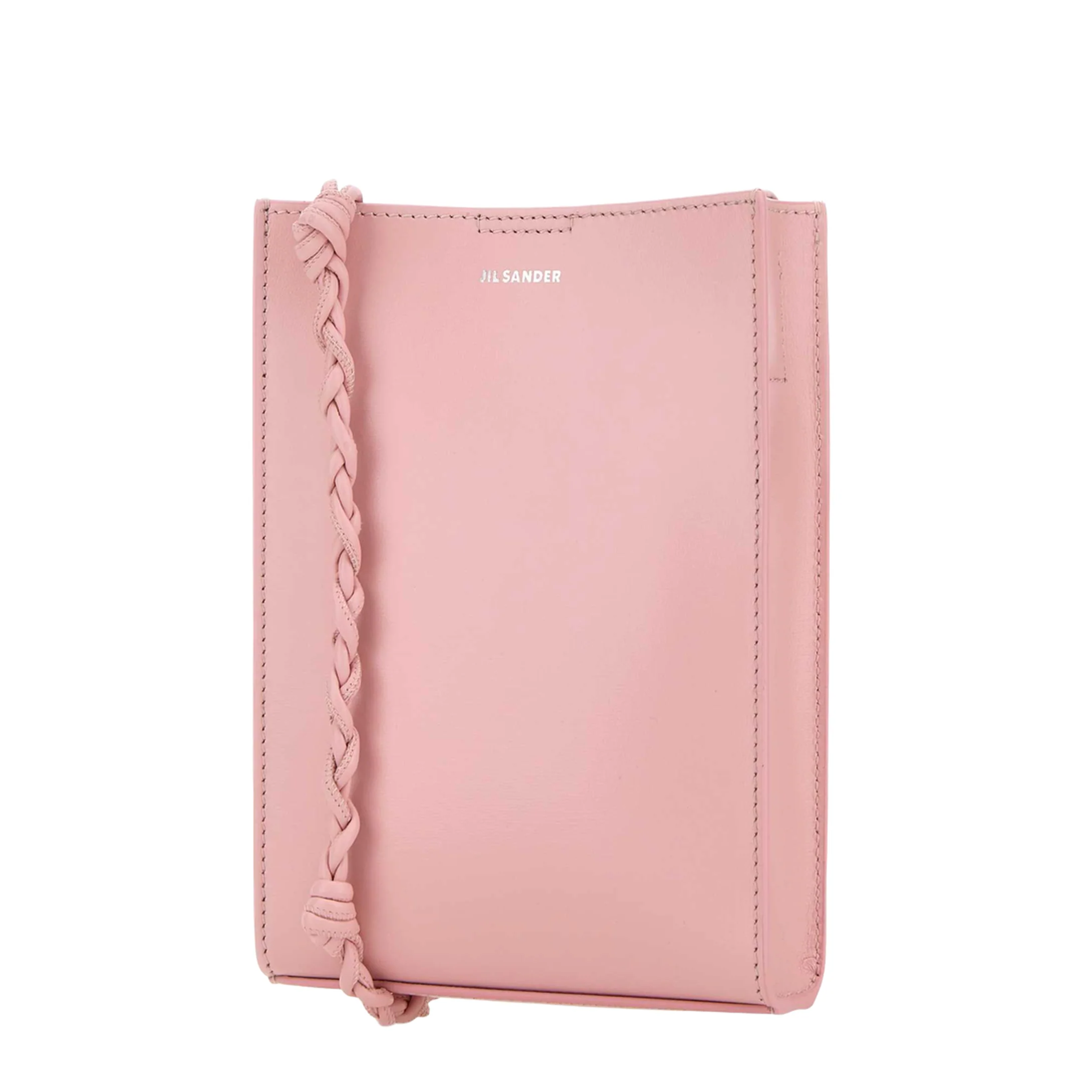 Tangle Small Leather Crossbody Bag - Neon Rose - Image 5