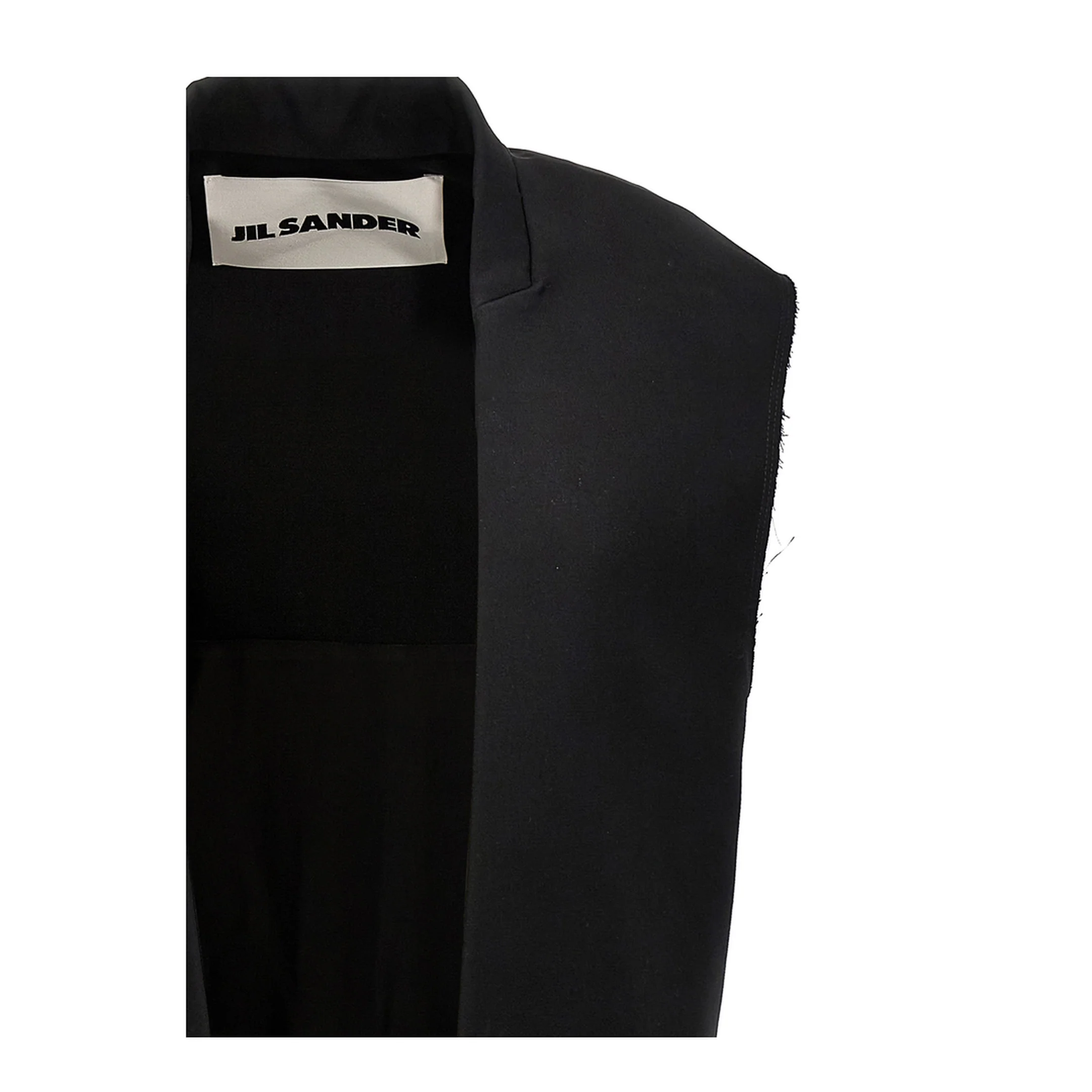 Two-material long vest - Image 3