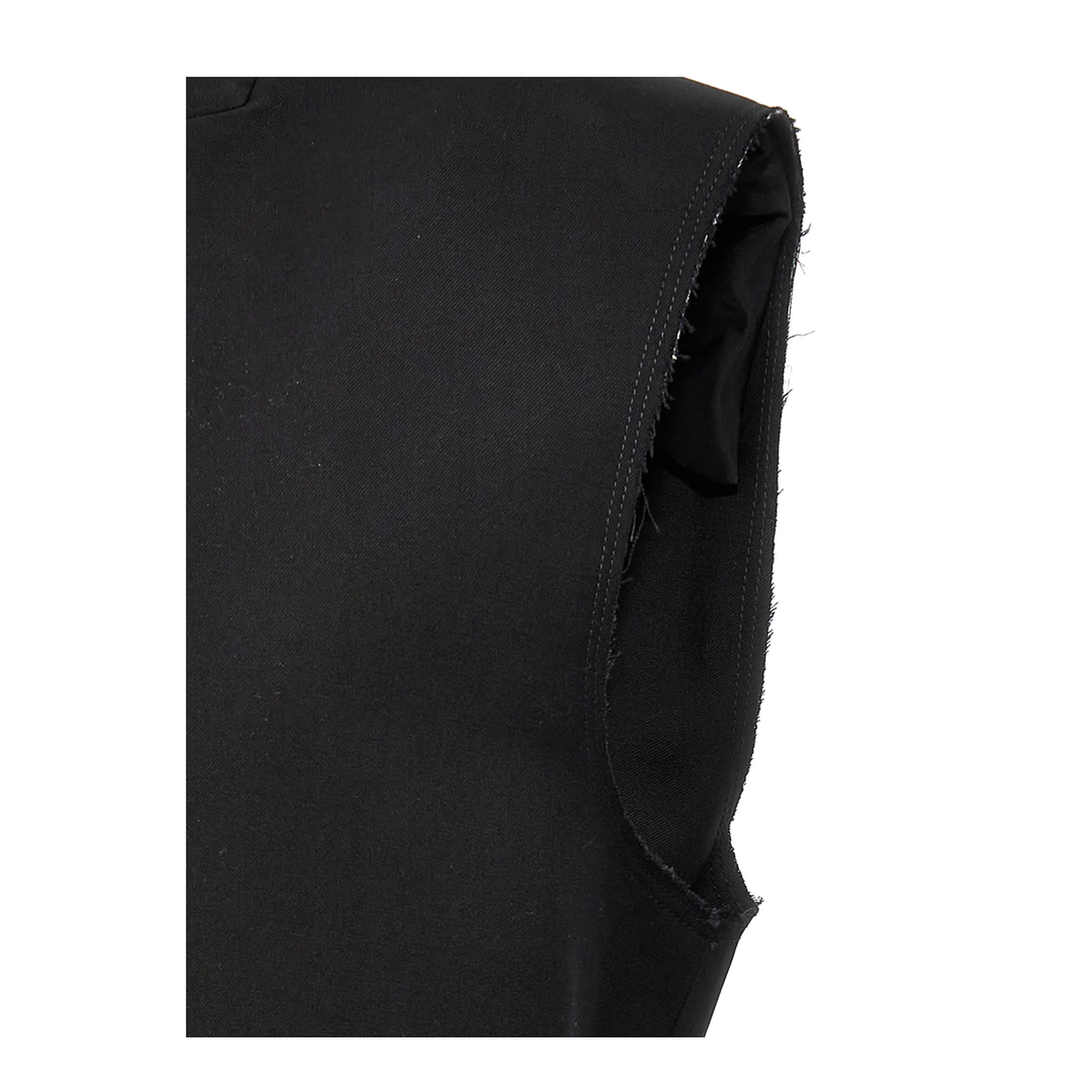 Two-material long vest - Image 4
