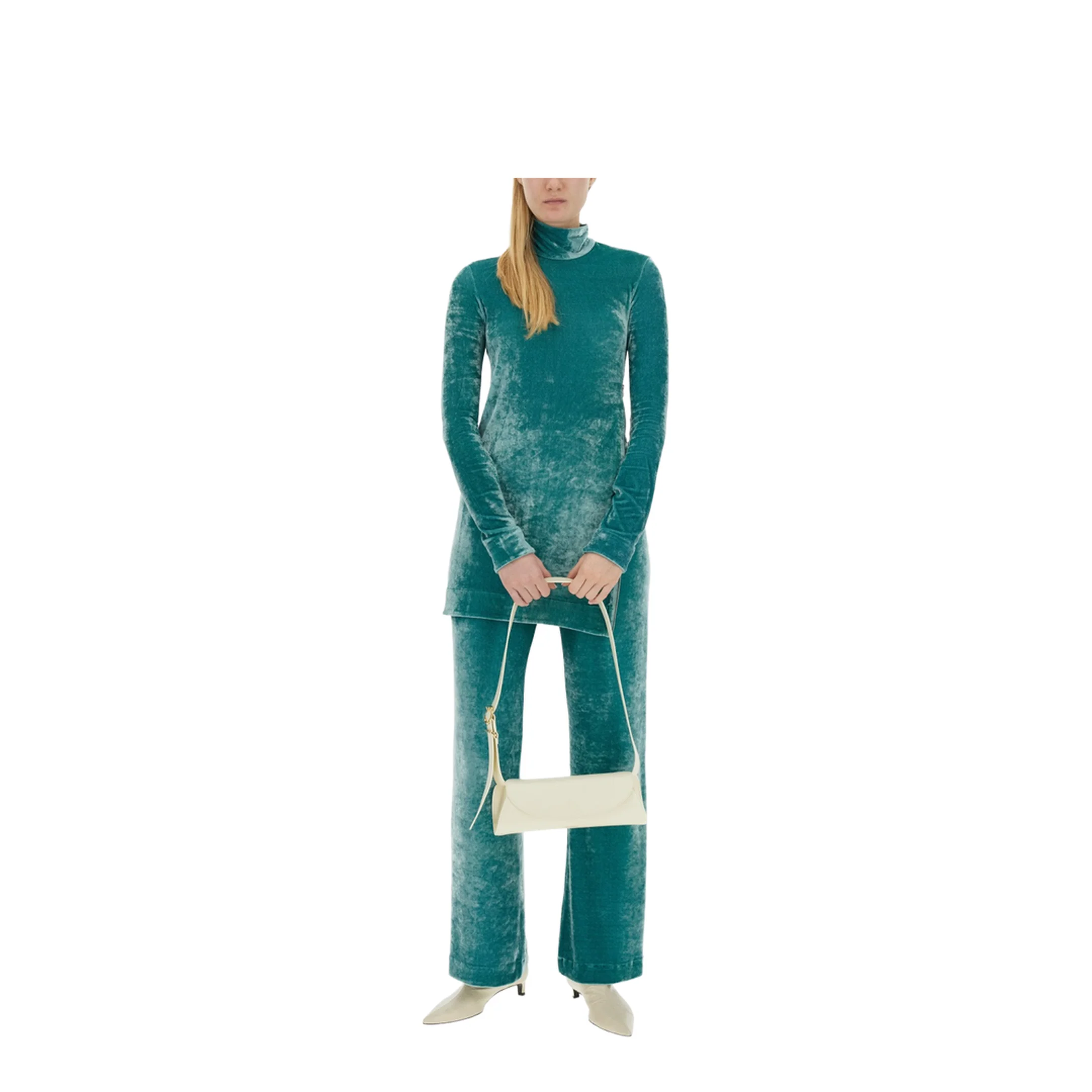 Wide Leg Pants Green - Image 2
