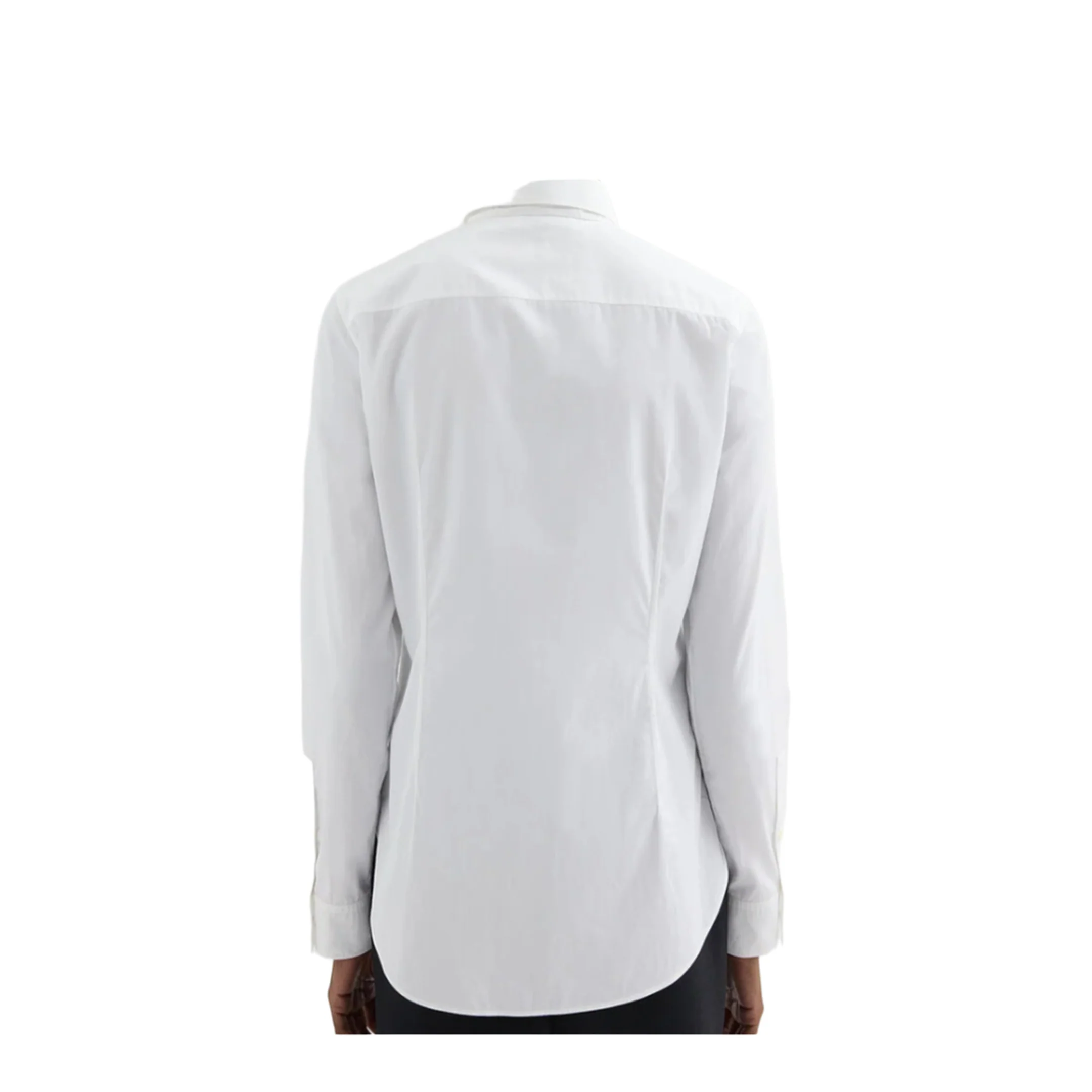 Women's Cotton Poplin Shirt White - Image 4