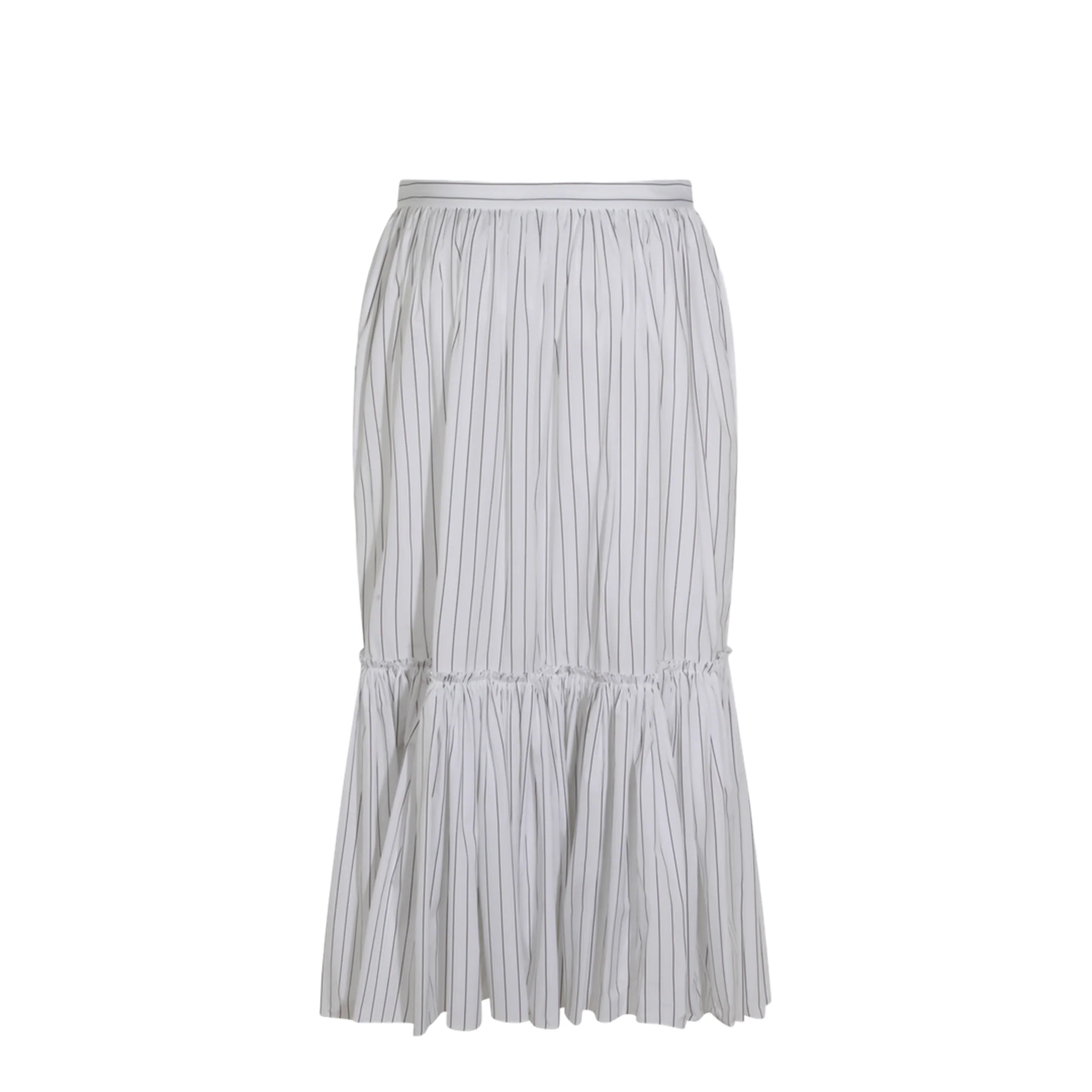 Striped Lightweight Cotton Skirt - Image 3