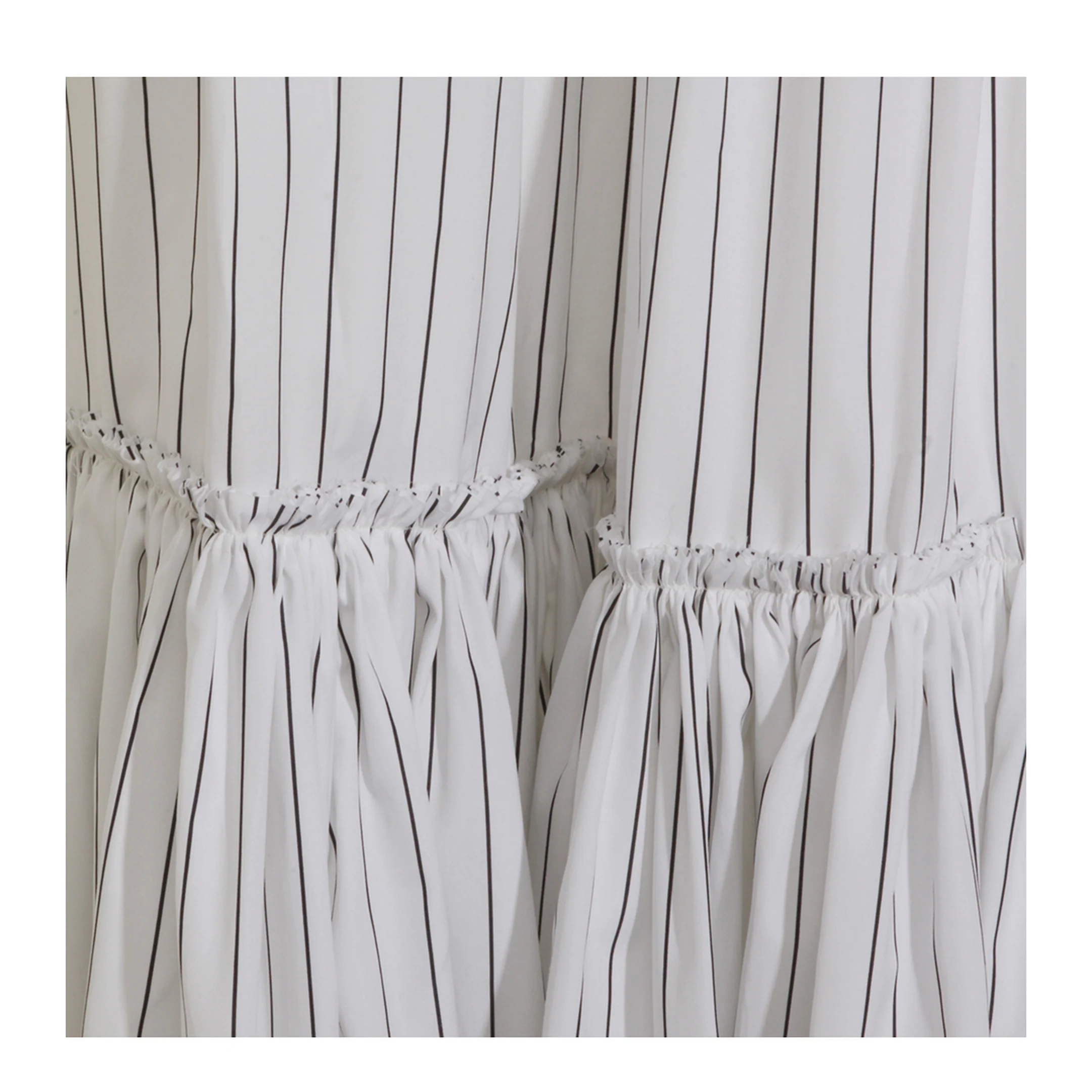Striped Lightweight Cotton Skirt - Image 5
