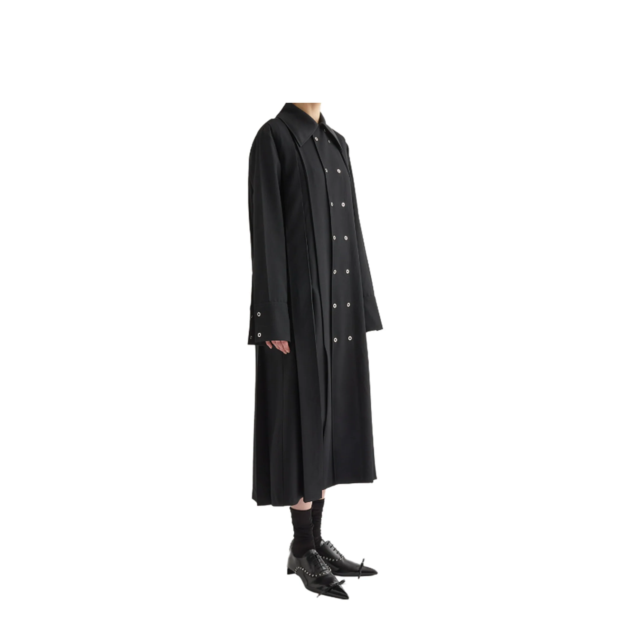 Wool Coat with Belt - Image 3